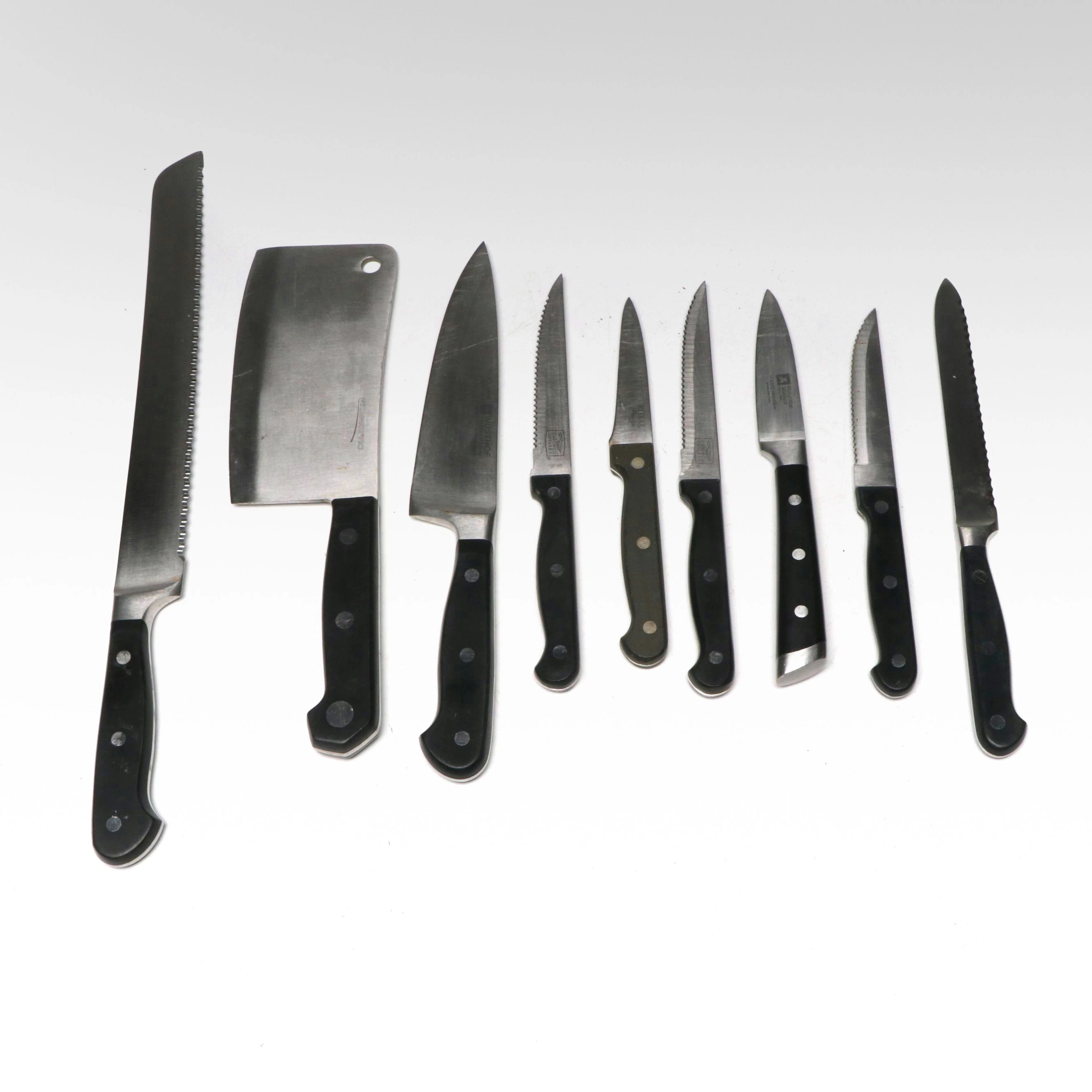 Richardson Sheffield, Wüsthof, and Other Kitchen Chef's Knives, Steak Knives