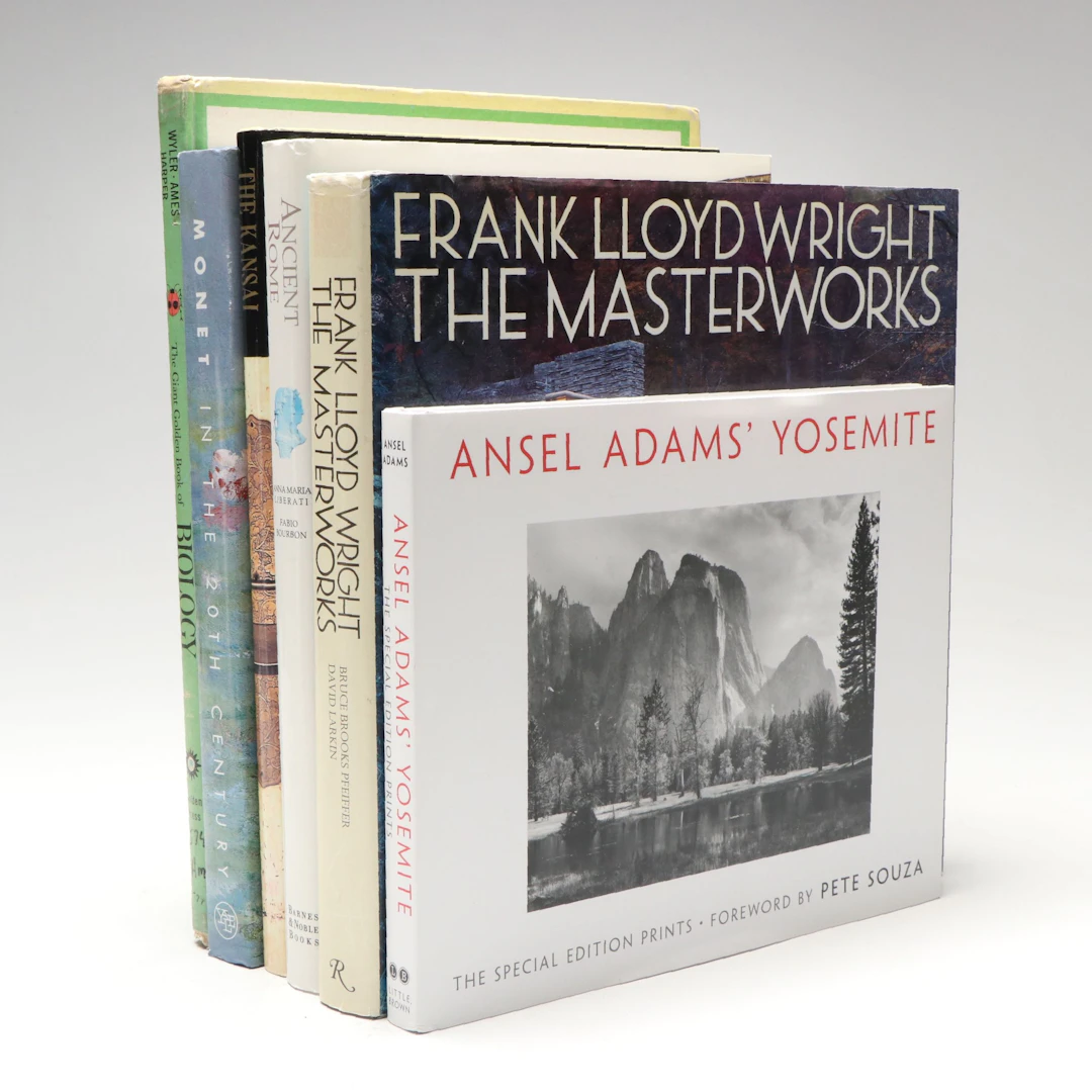 First Edition "Frank Lloyd Wright: The Masterworks" and More Nonfiction Books