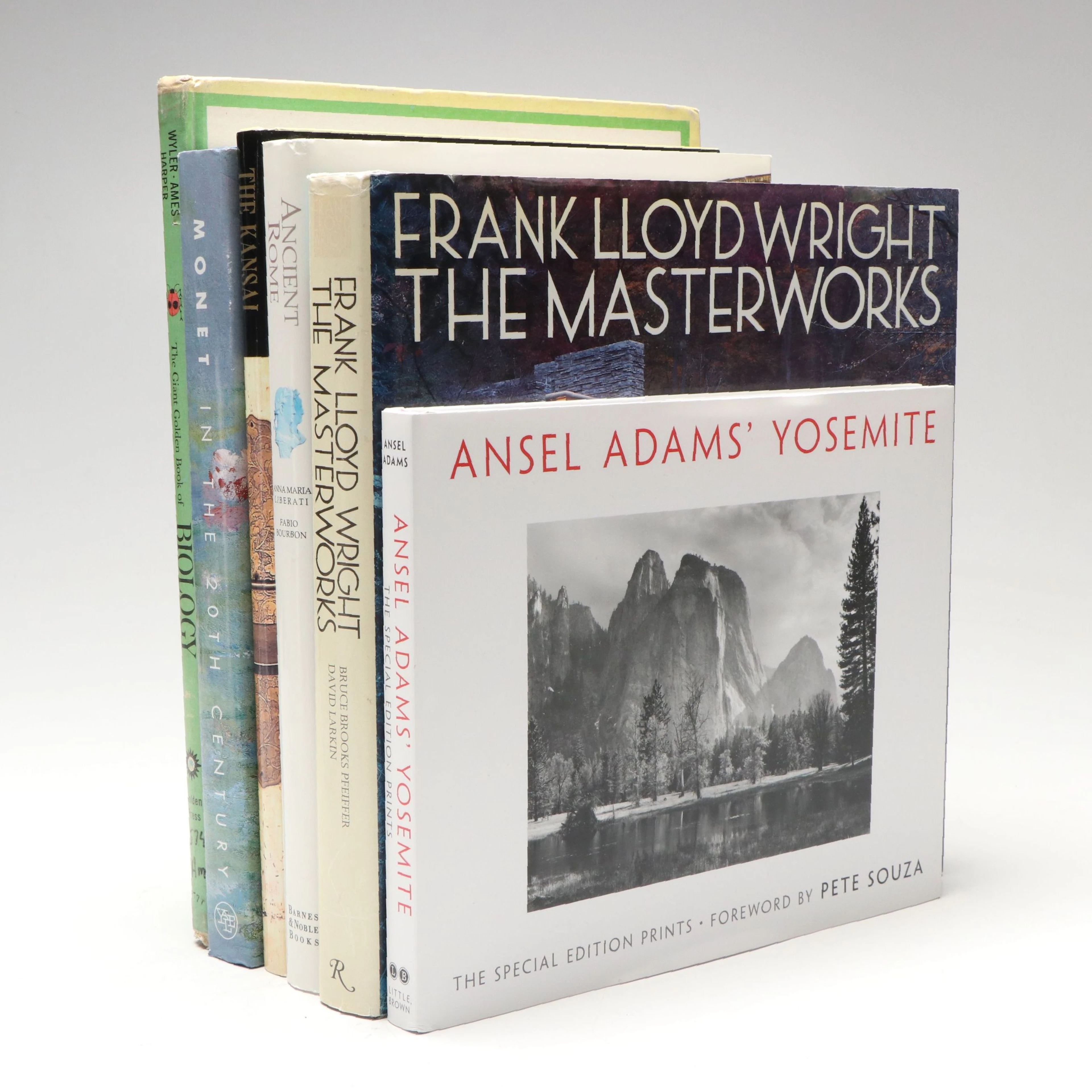 First Edition "Frank Lloyd Wright: The Masterworks" and More Nonfiction Books