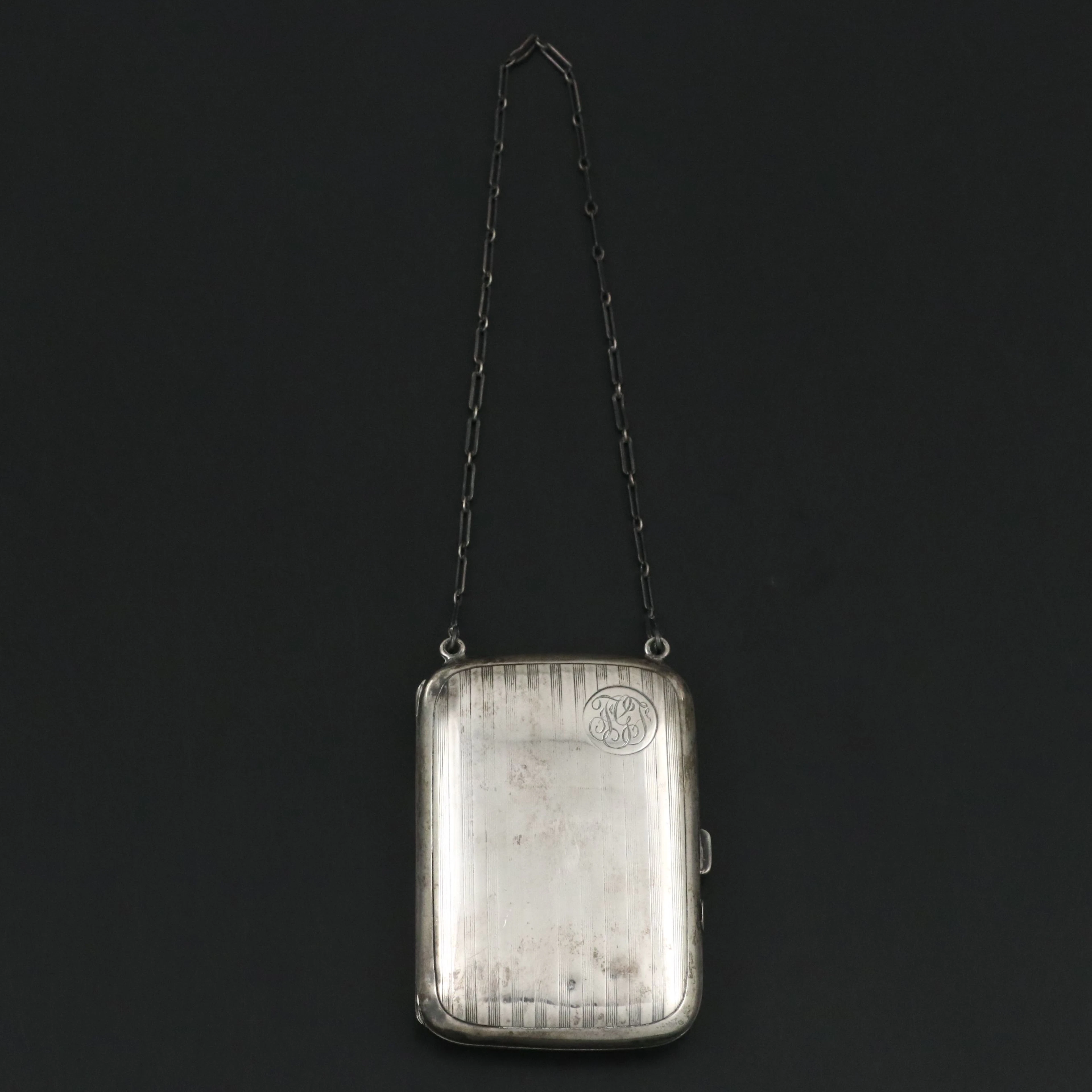 Webster Sterling Silver Coin Purse with Compact, 1913