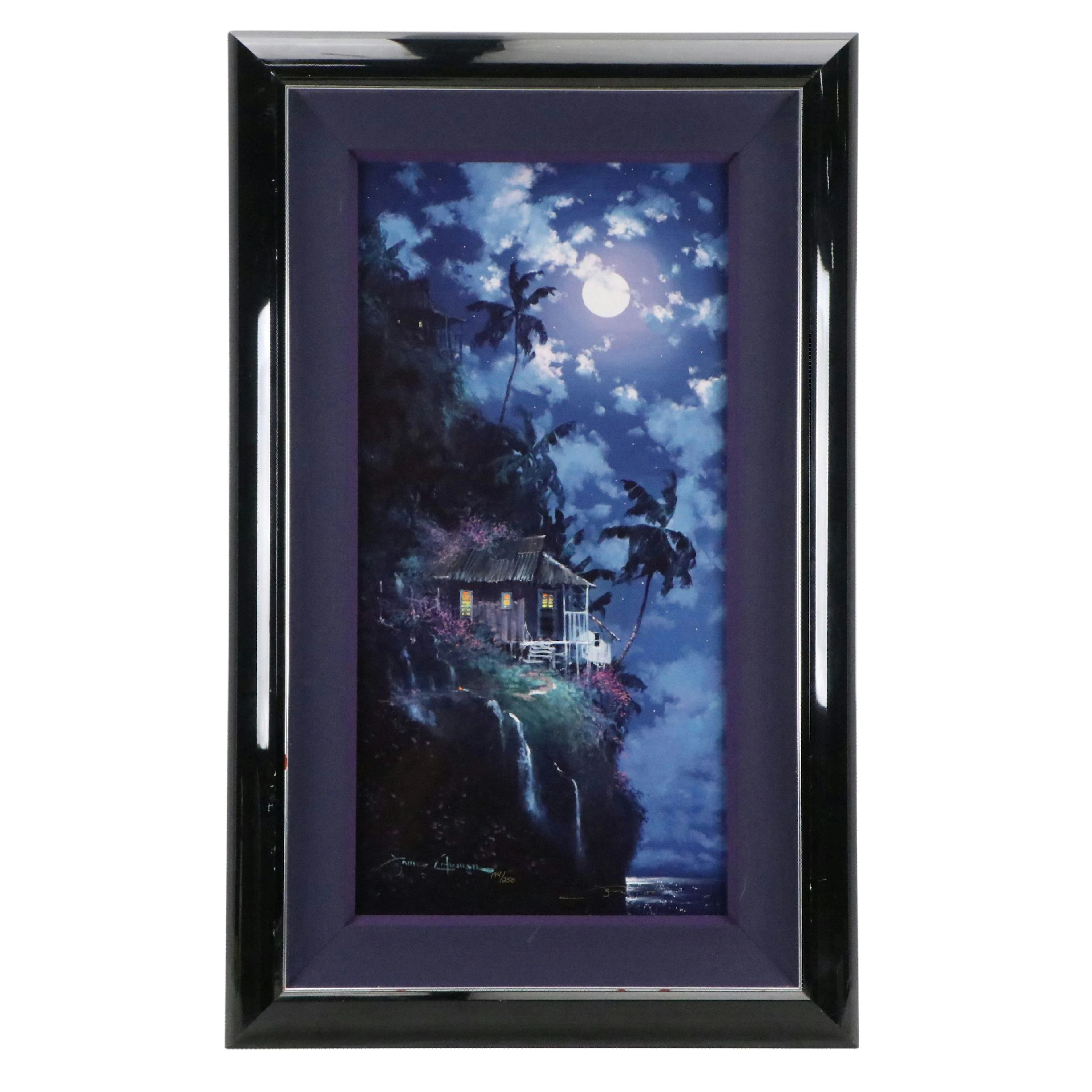 James Coleman Coastal Giclée "Midnight Blue"