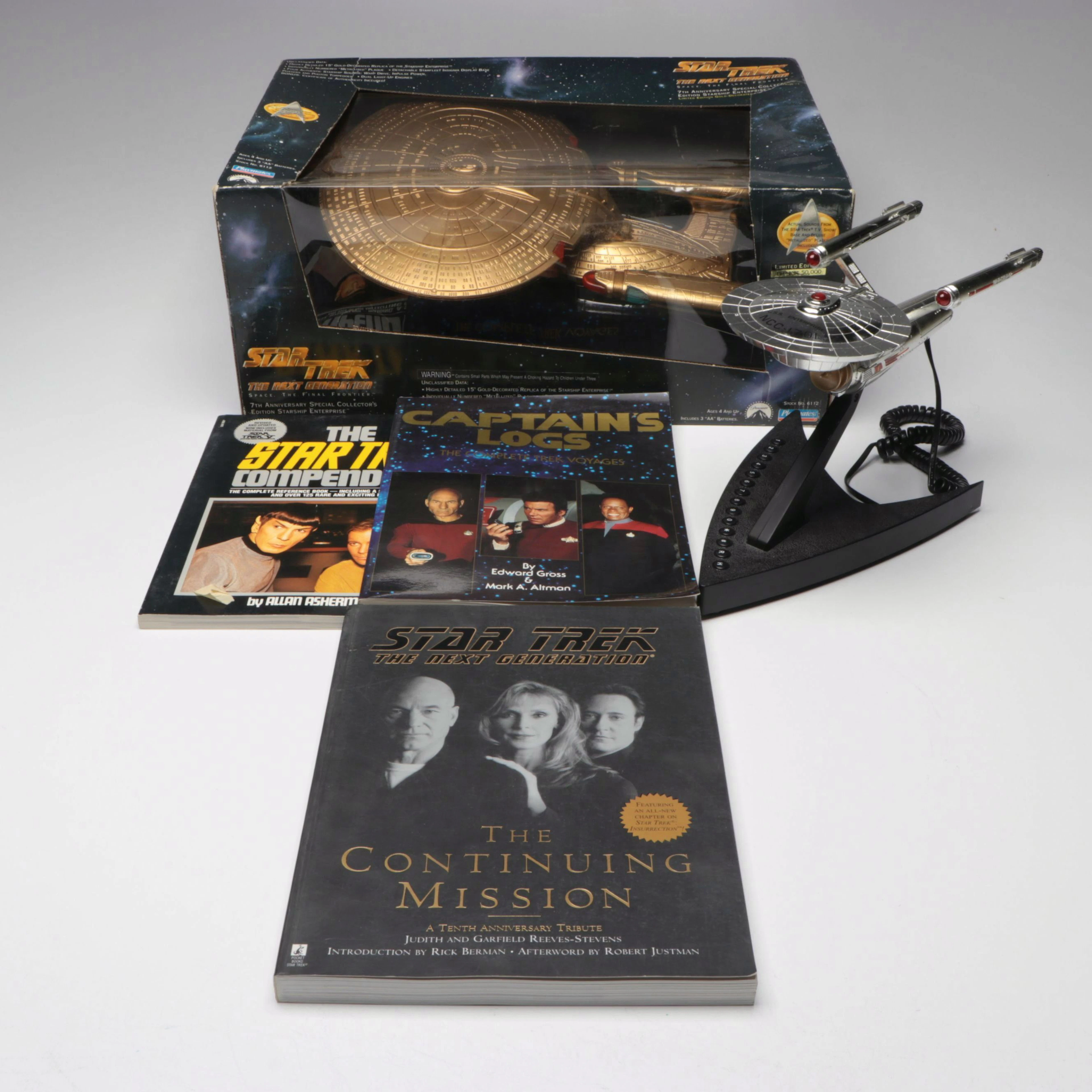 "Star Trek" Ship Models, Compendiums, and Captain's Log