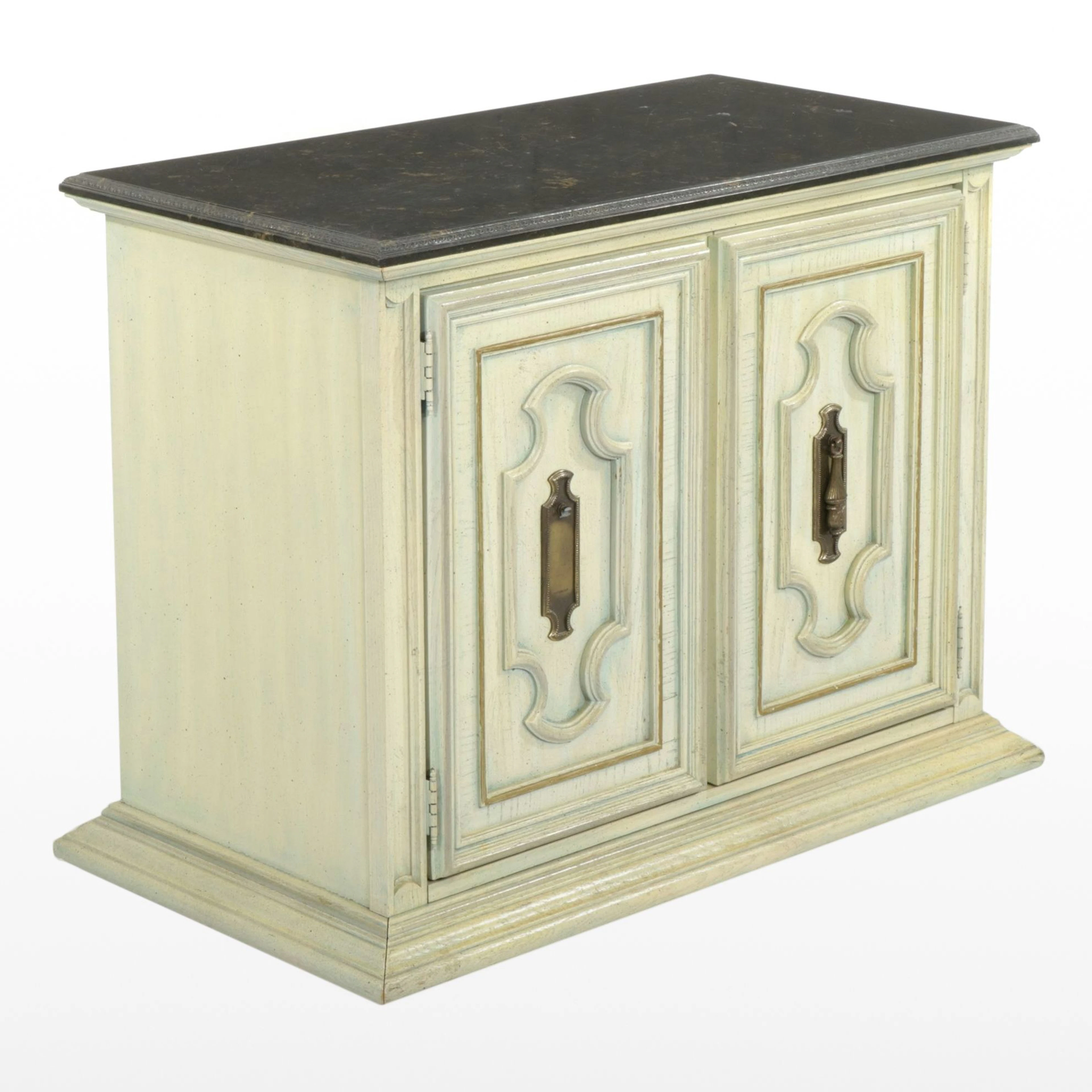 Stanley Furniture Spanish Baroque Cabinet with Faux Stone Top