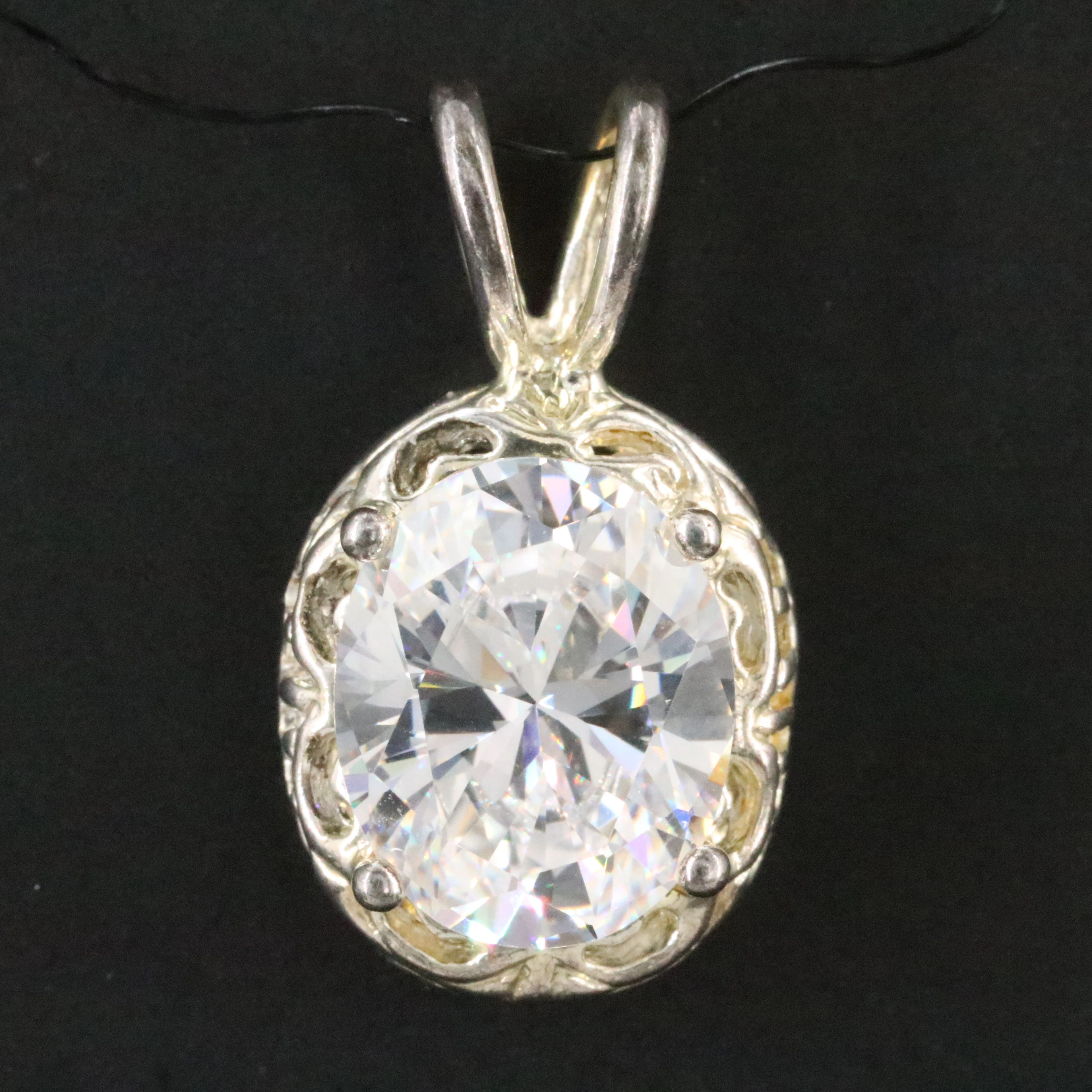 Sterling CZ Pendant