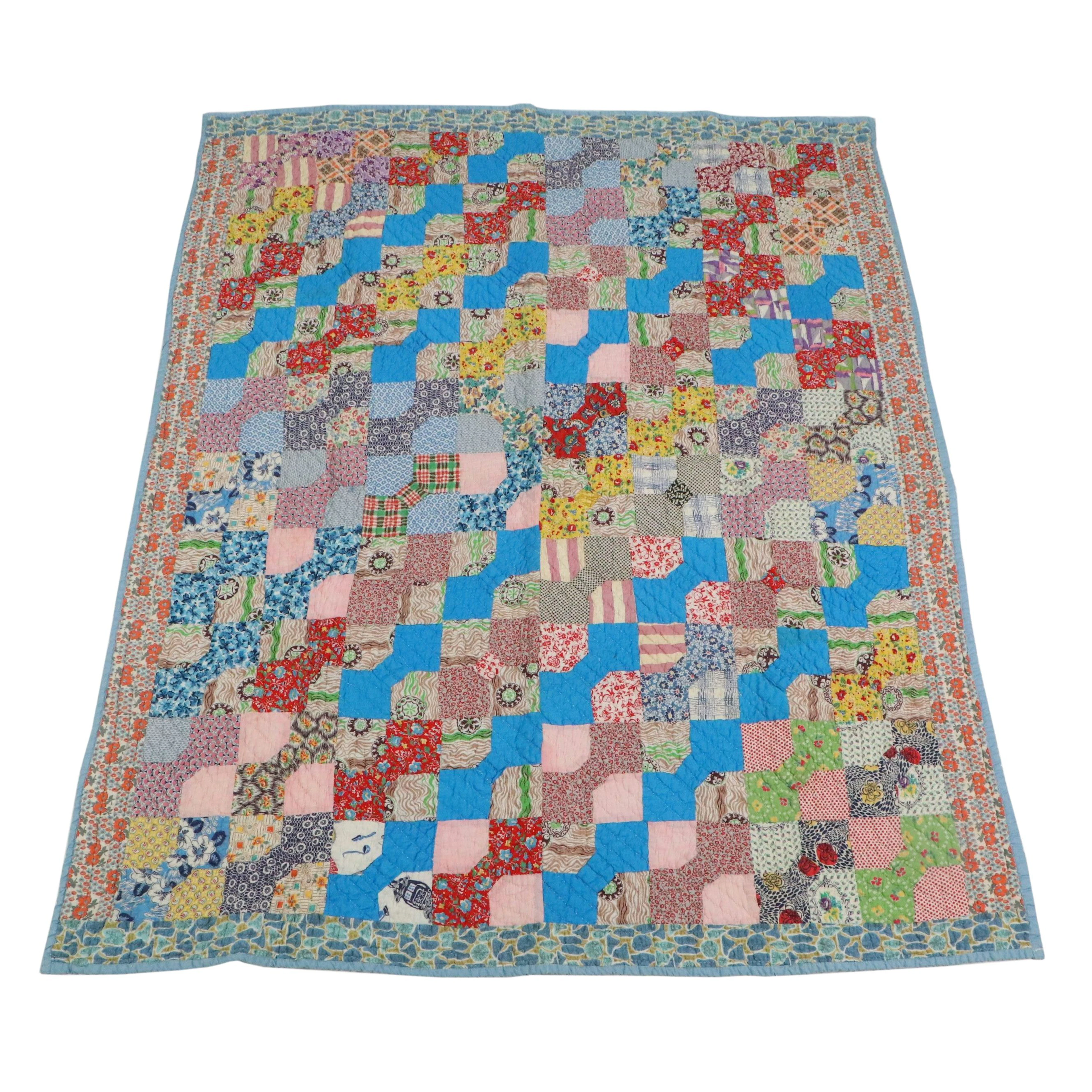 Handcrafted Patchwork Cotton Quilt