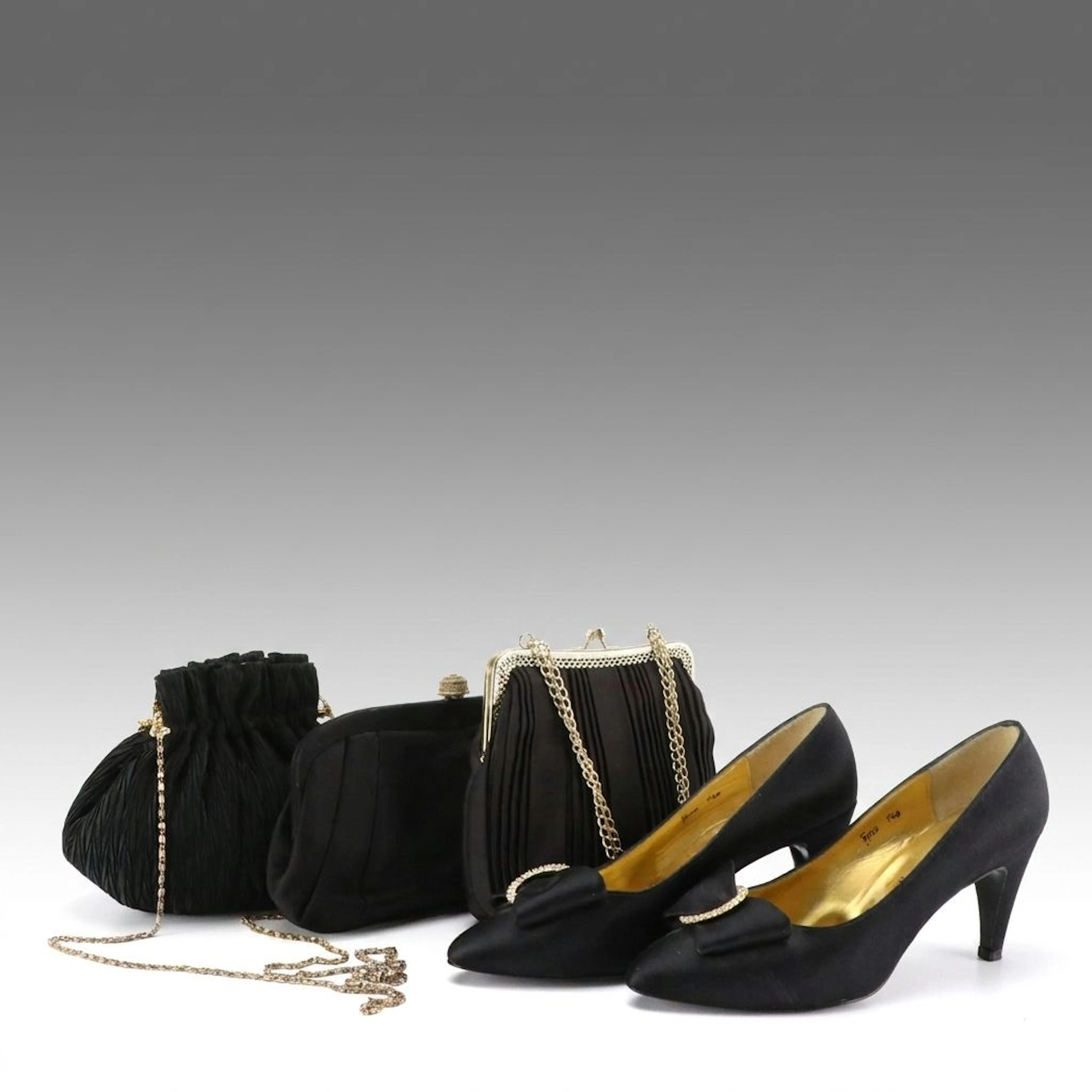 Neiman Marcus Pointed Toe Heels, La Regale & Vanessa Pleated Evening