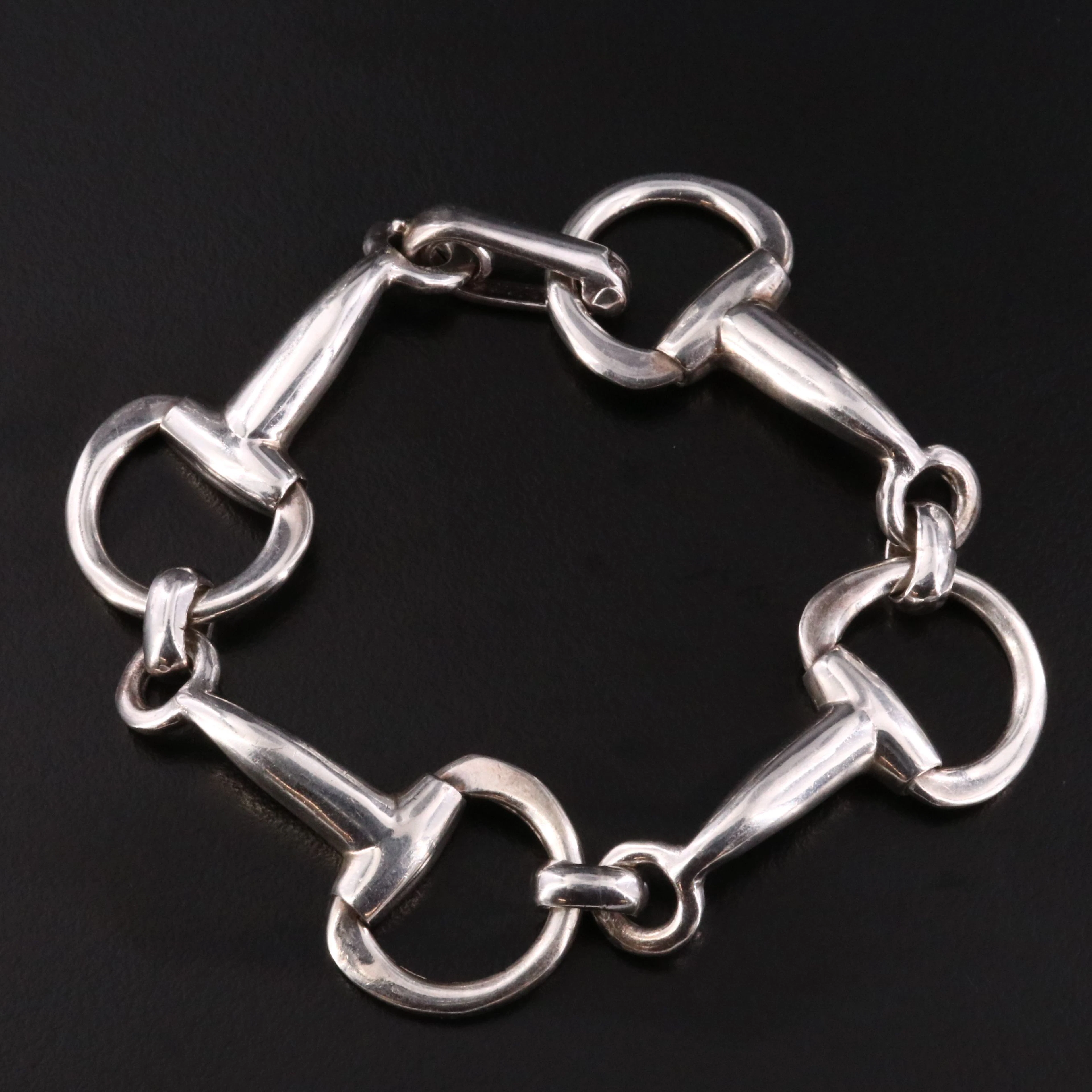 Sterling Horsebit Bracelet