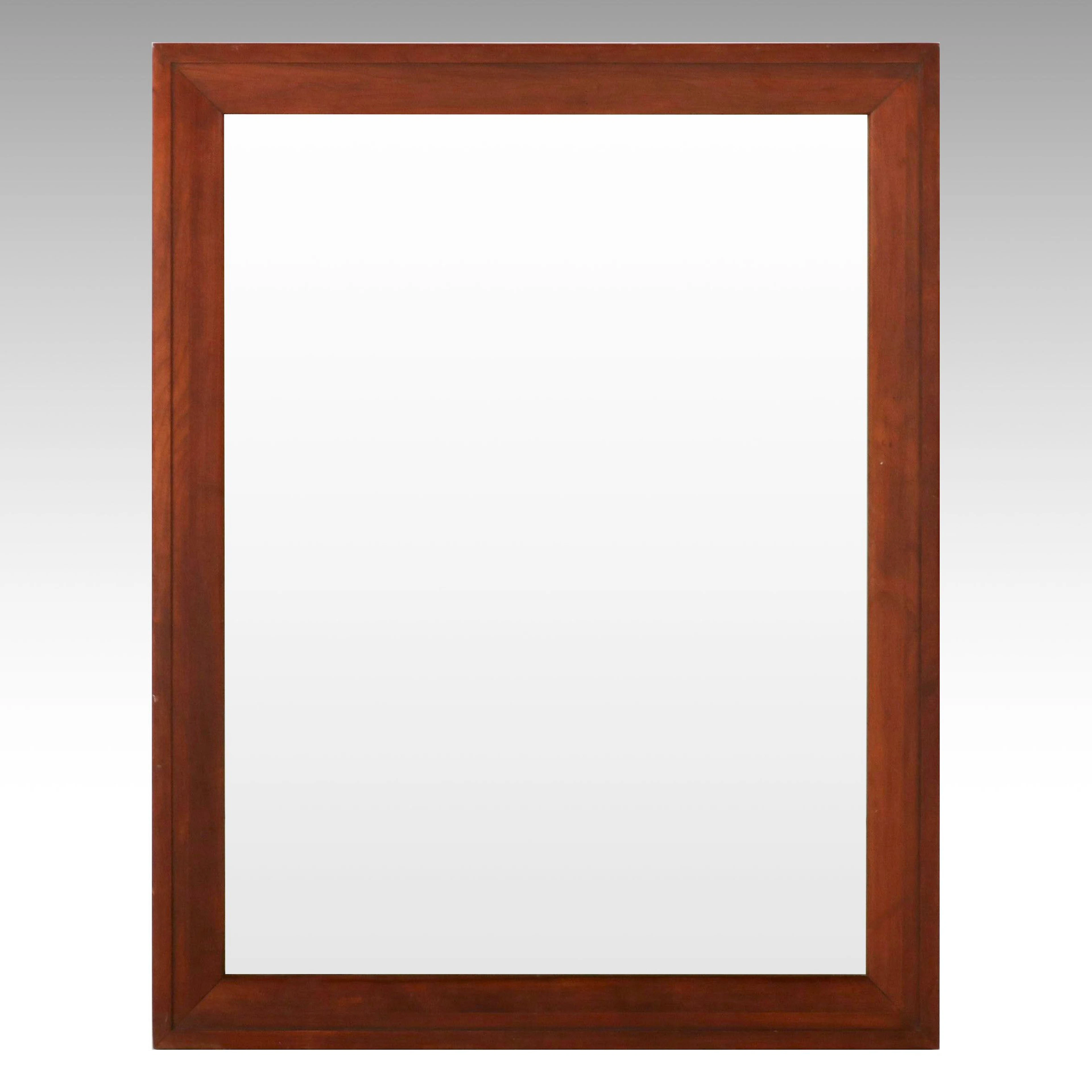 Willet Traditional Solid Cherry Wood Wall Mirror