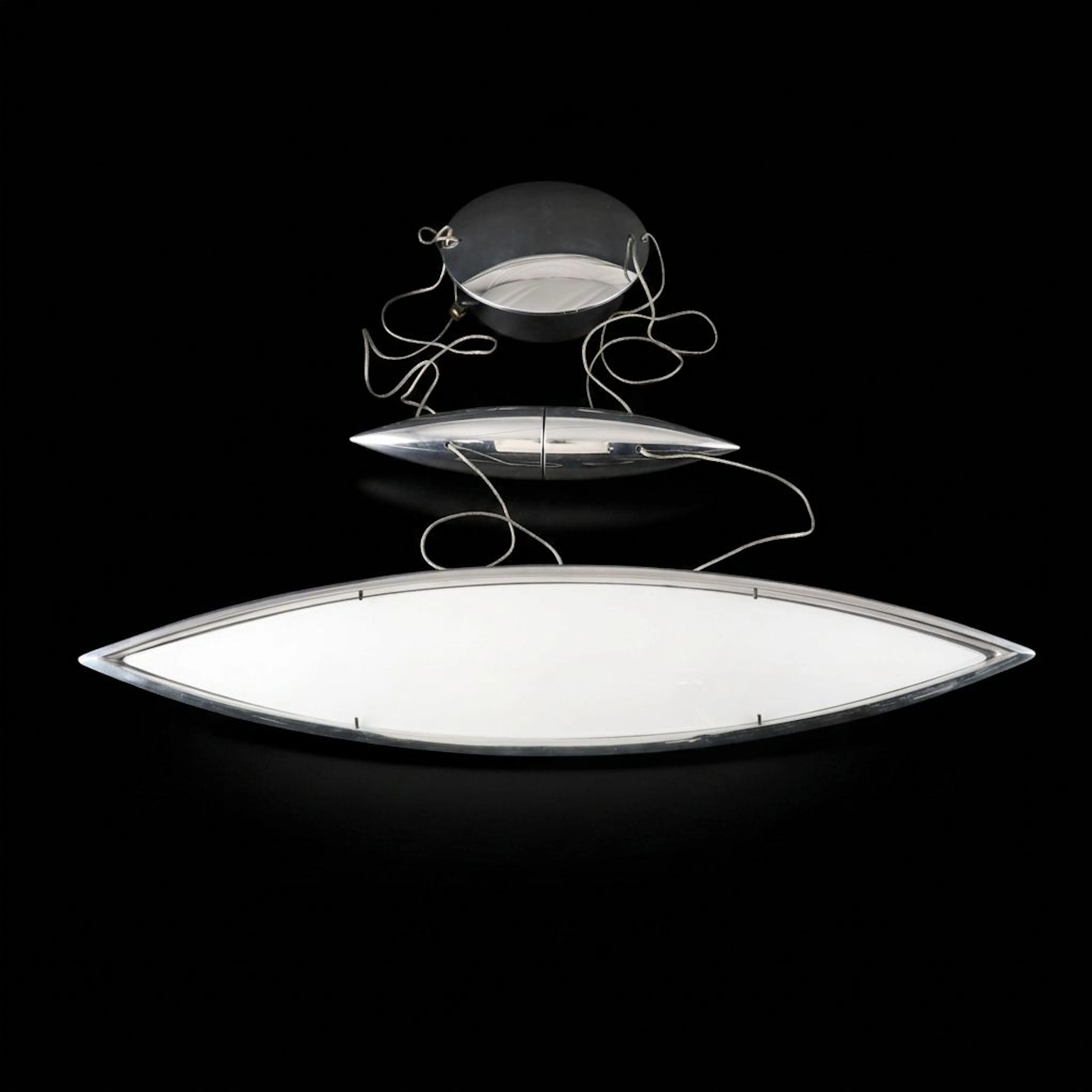 Tobias Grau Tai Polished Aluminum Pendant Light, Vintage