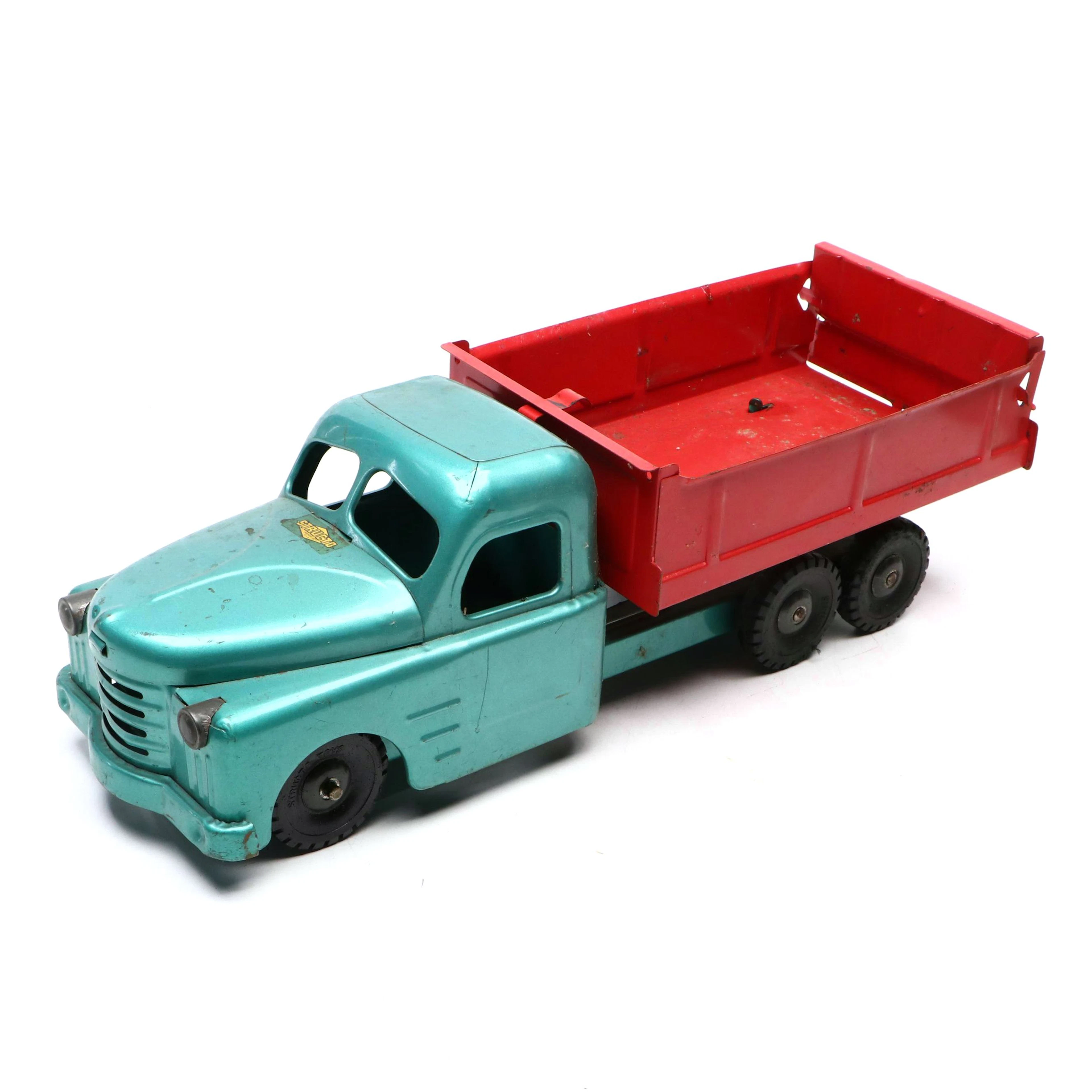 Structo Pressed Steel Toy Dump Truck, Mid-20th Century