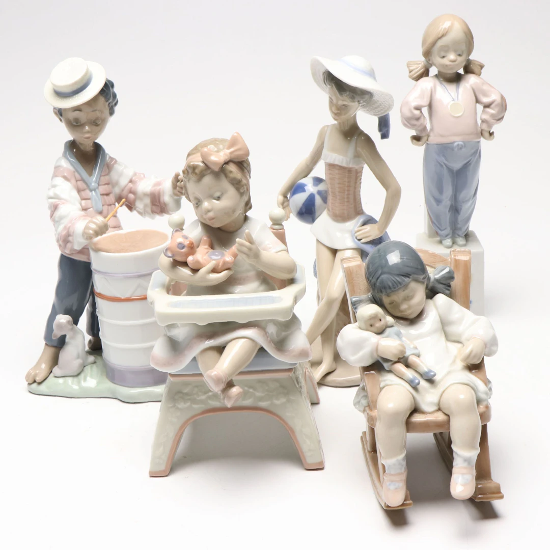 Lladró "Naptime," "Little Bear" and "Special Pride" and Other Figurines