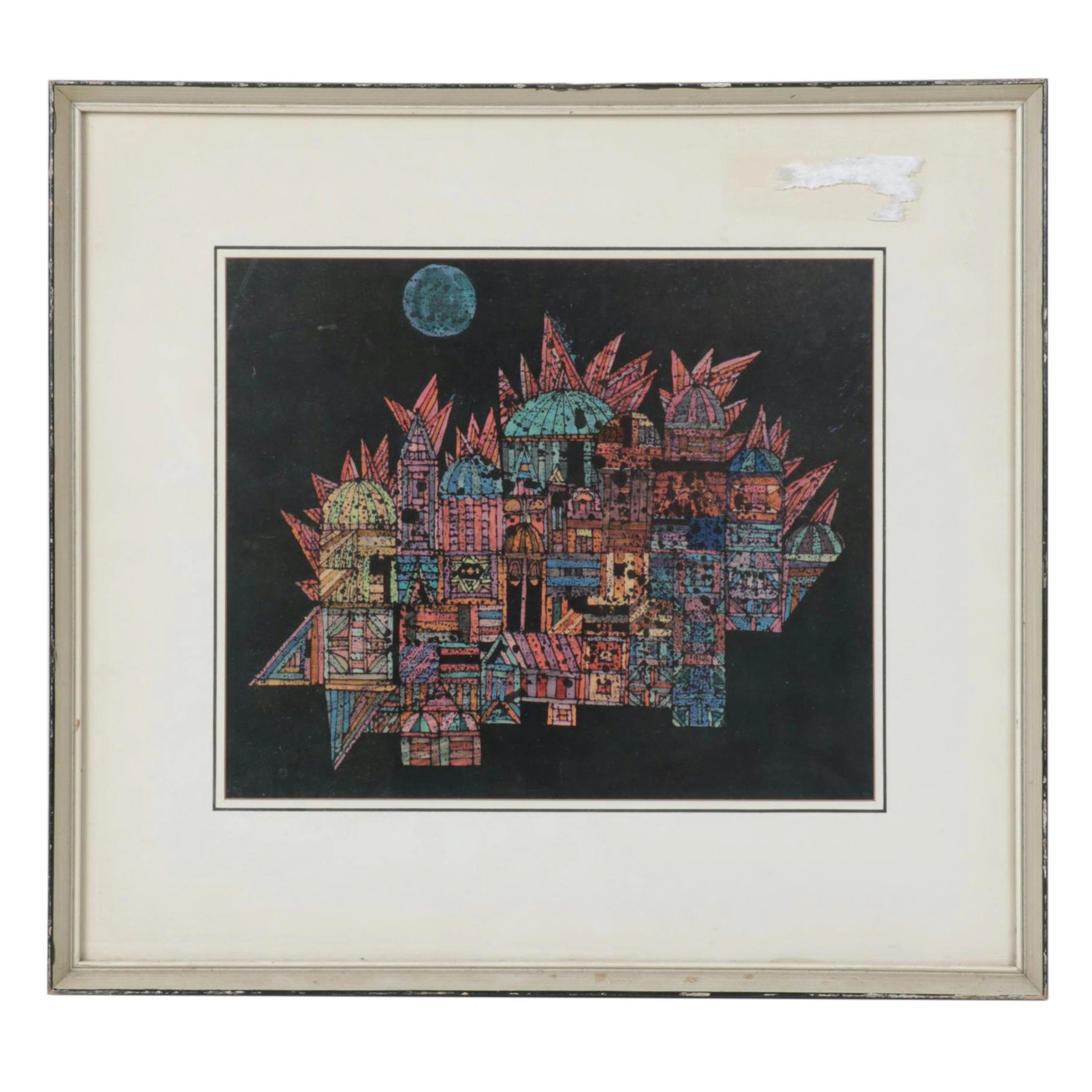 Milton Glaser Offset Litho Album Cover Art For Stravinsky Conducts Stravinsky