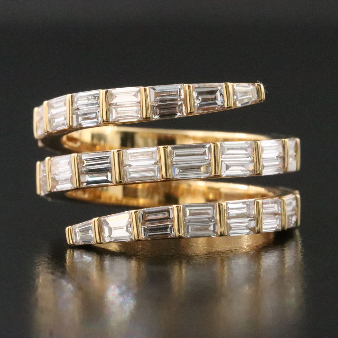 Roma Fine Jewelers 18K 2.13 CTW Diamond Wrap Ring