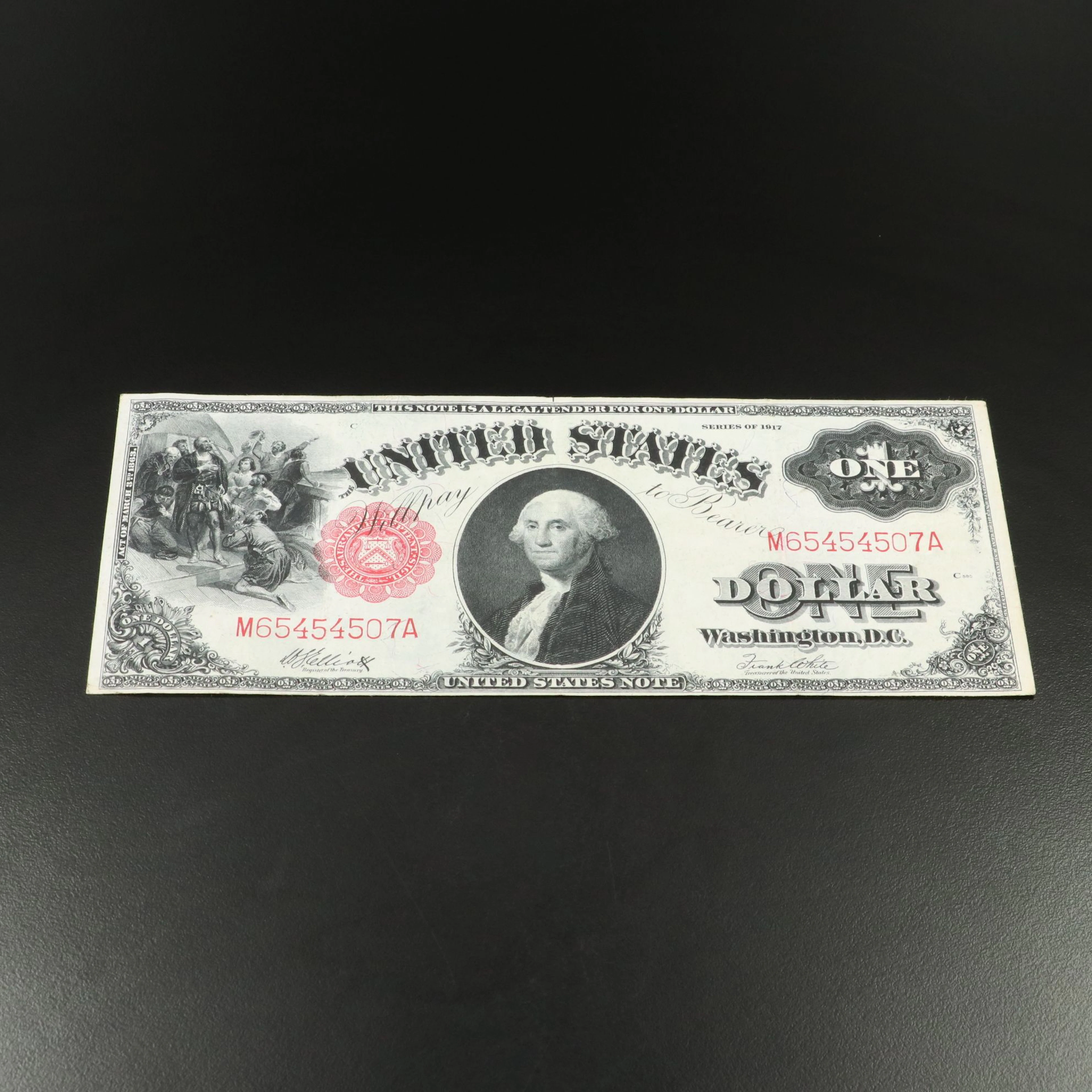 1917 U.S. Legal Tender One Dollar Note