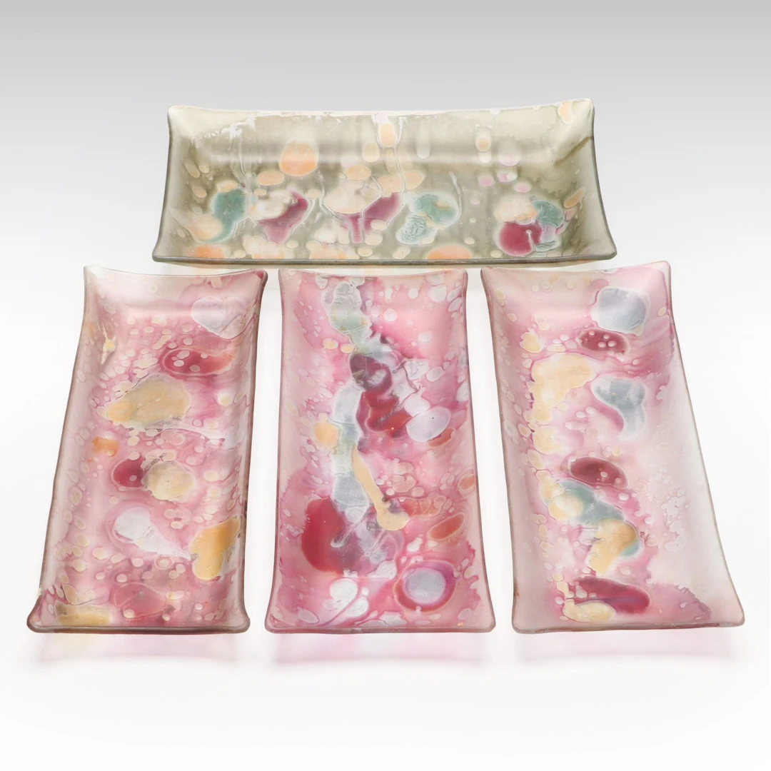 Israeli Fused Glass Trays