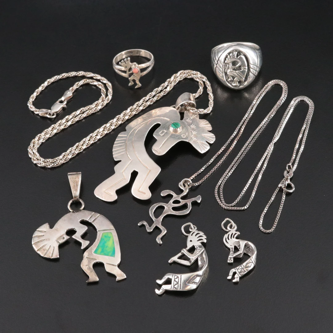 Sterling Kokopelli Jewelry Collection