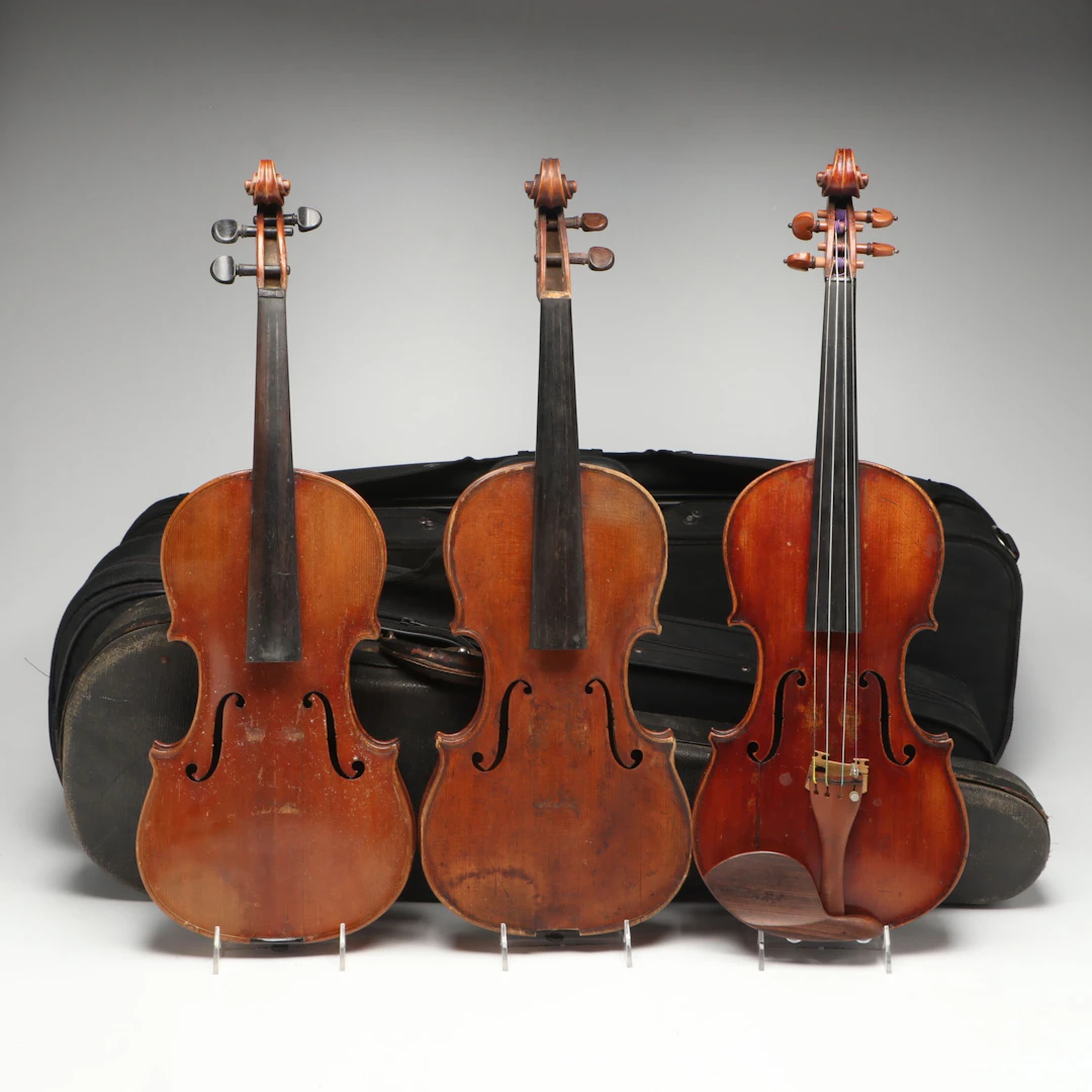4/4 E. Riley & Co. Violin with Italian and Giuseppe Salvadori Copy Violins