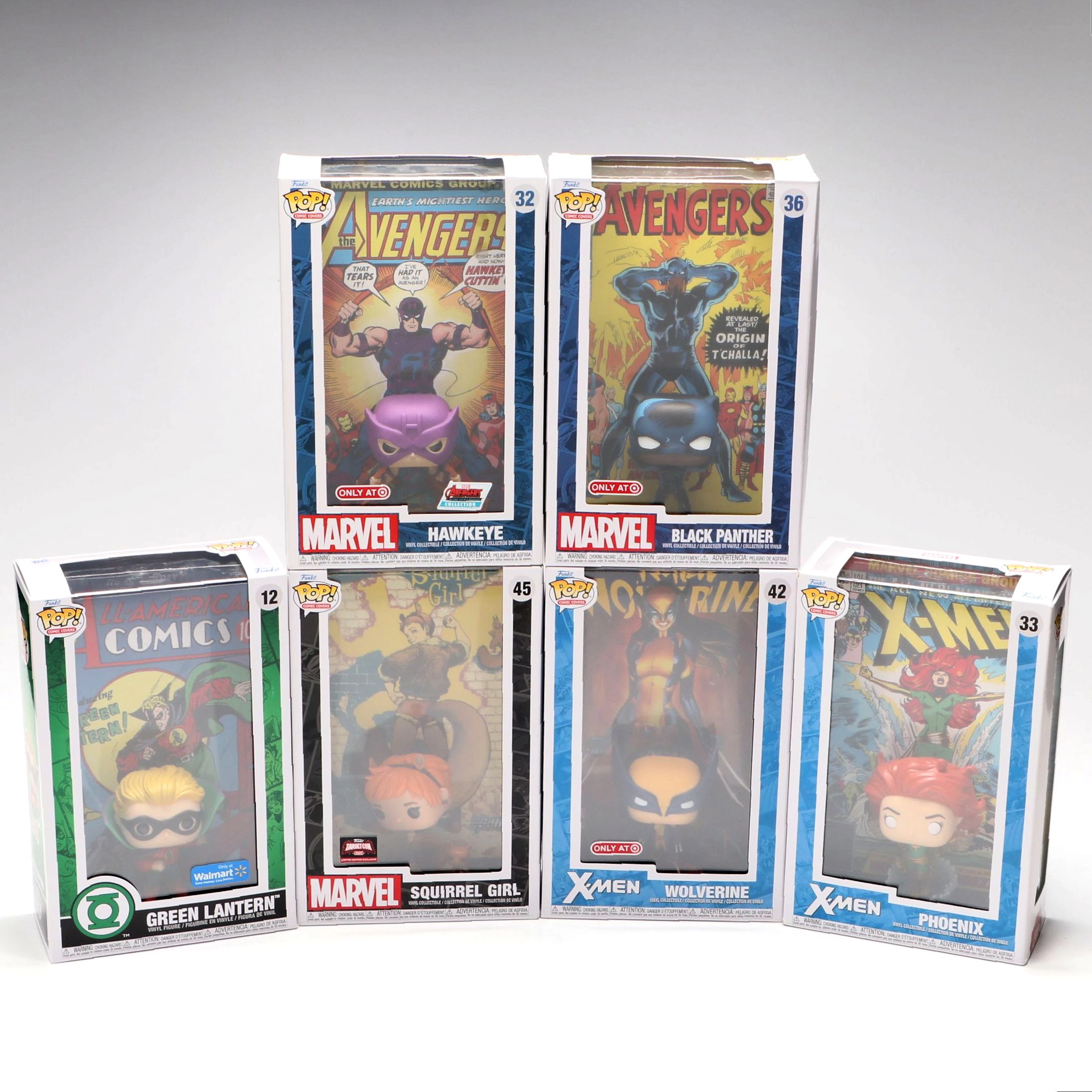 Funko Pop! Marvel "Wolverine" and "Squirrel Girl" with More Vinyl Figures
