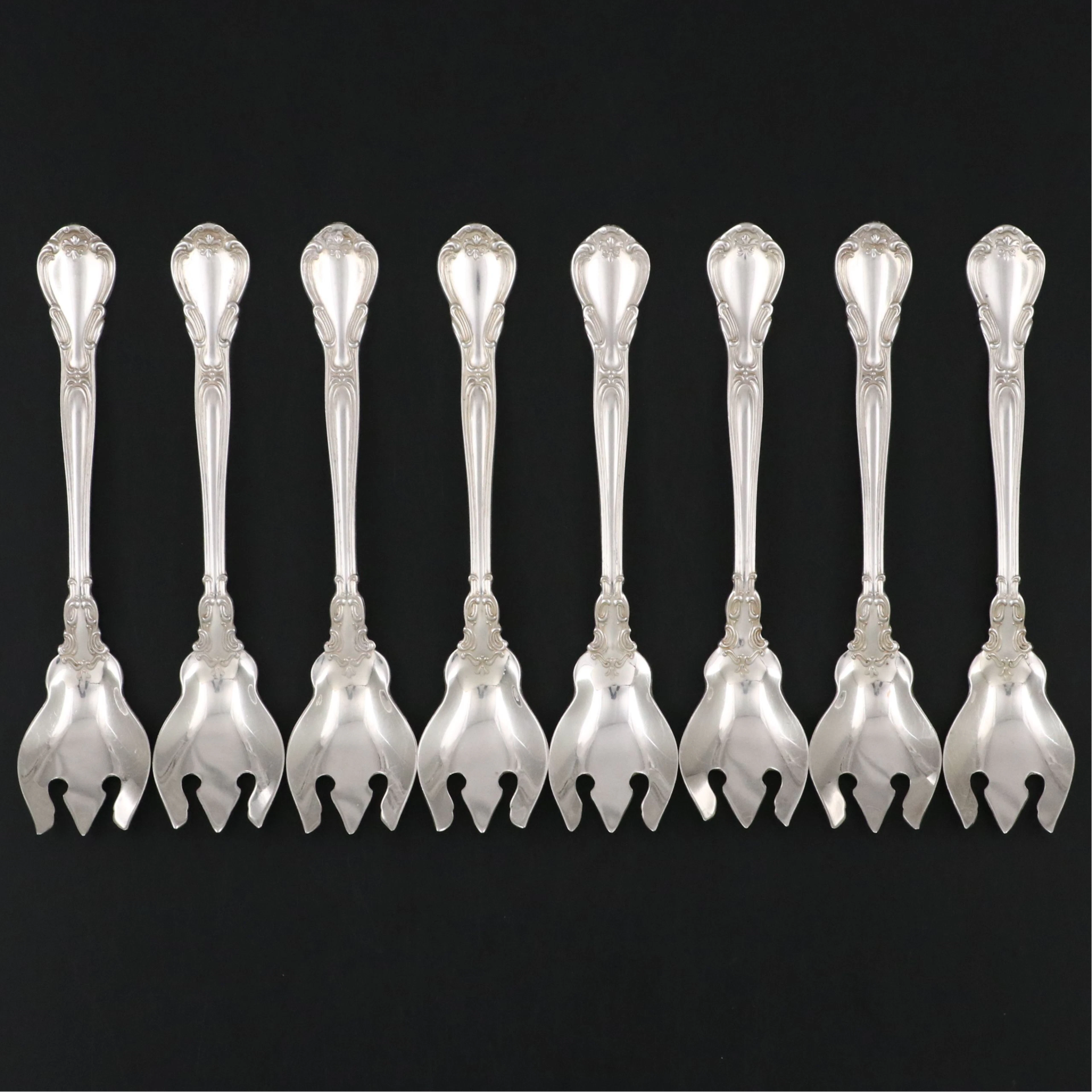 Gorham "Chantilly" Sterling Silver Ice Cream Forks