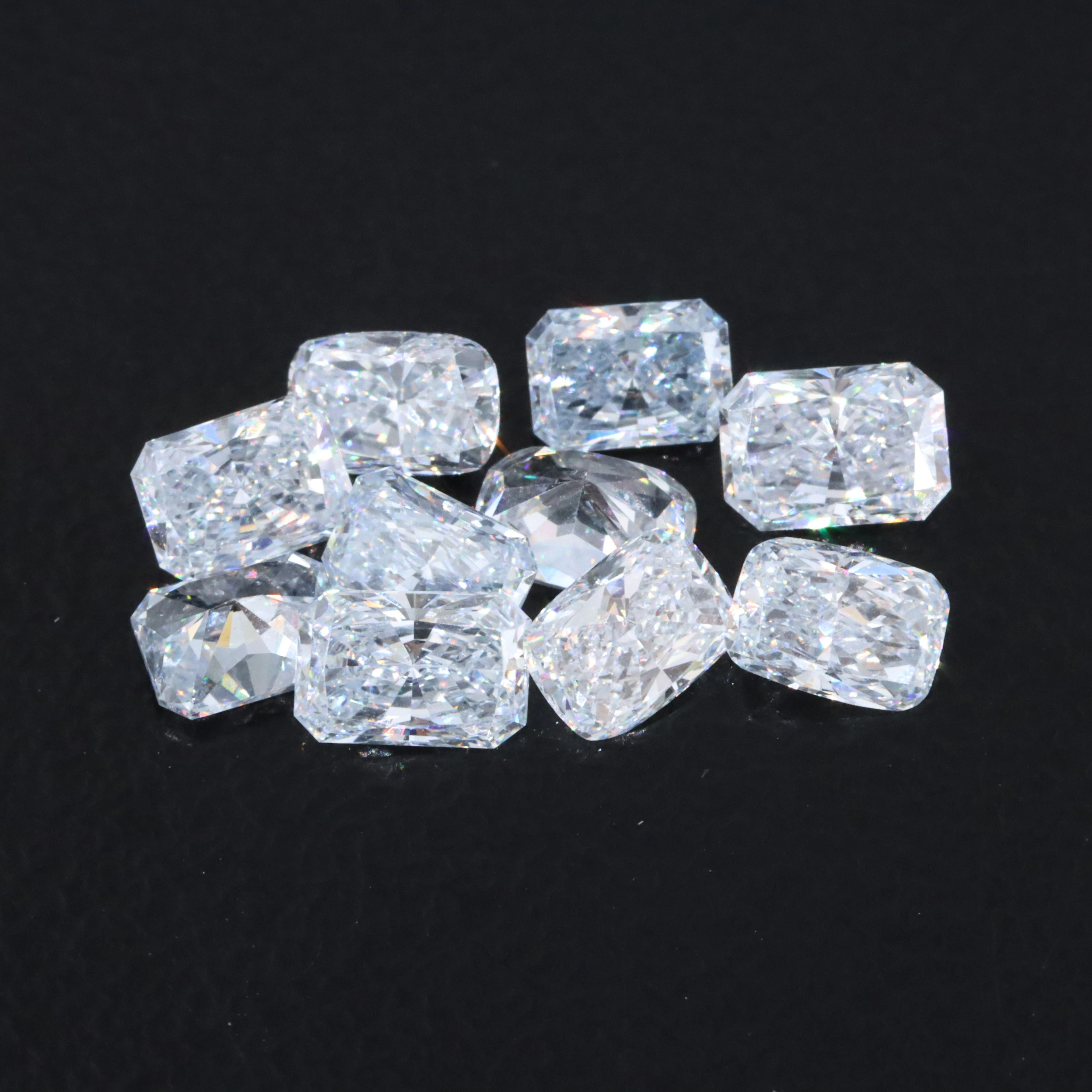 Loose 3.24 CTW Lab Grown Fancy Blue Diamond Lot