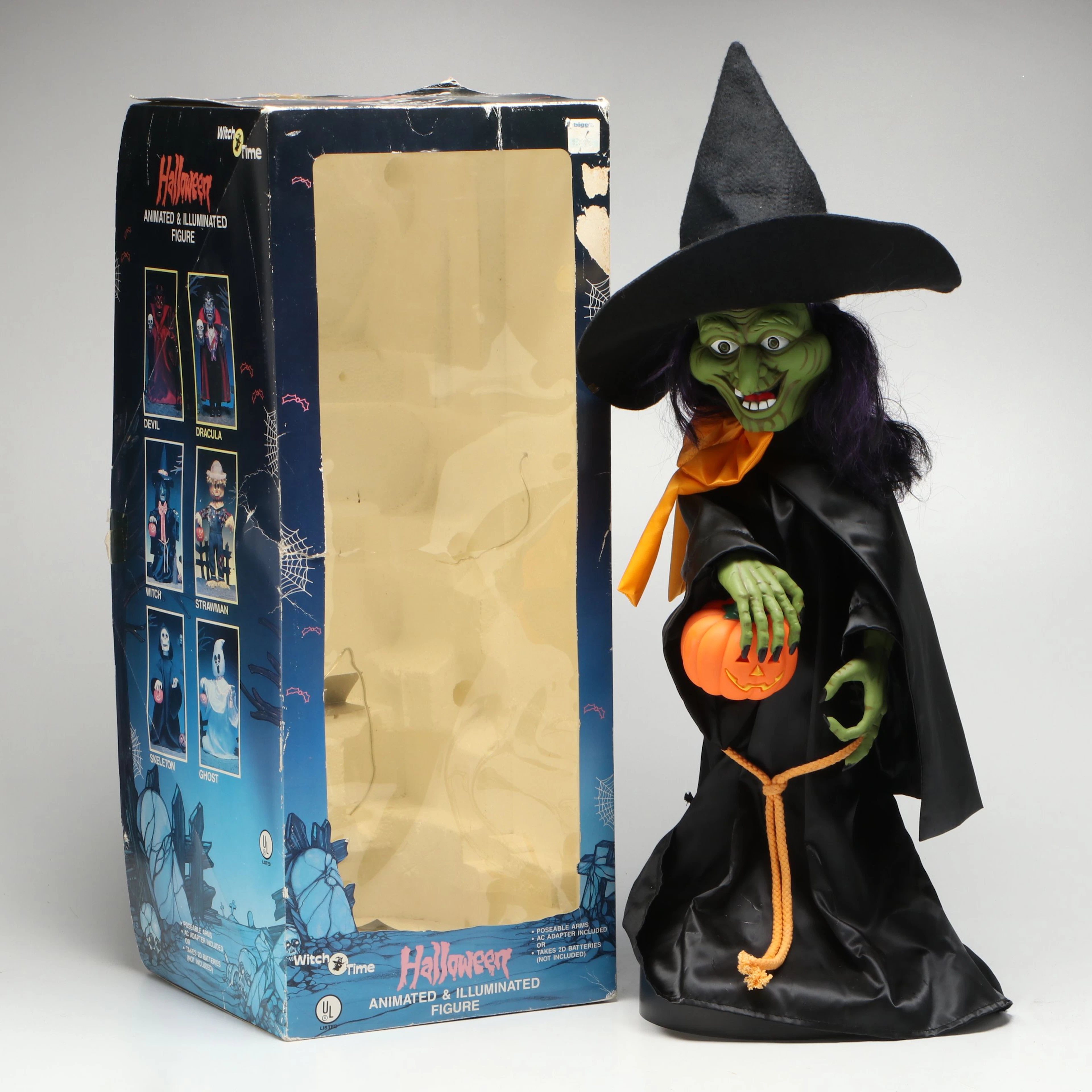 Witch Time "Witch" Animated Halloween Decoration, 1989