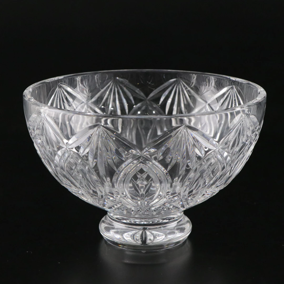 Waterford "Ashbury" Crystal Footed Bowl