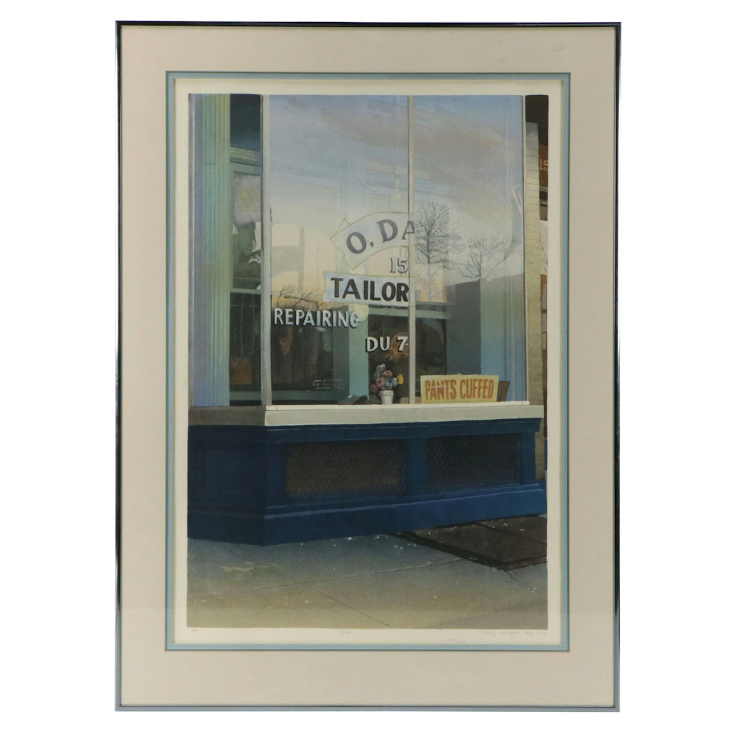 Nancy Mclntyre Silkscreen "Tailor," 1979