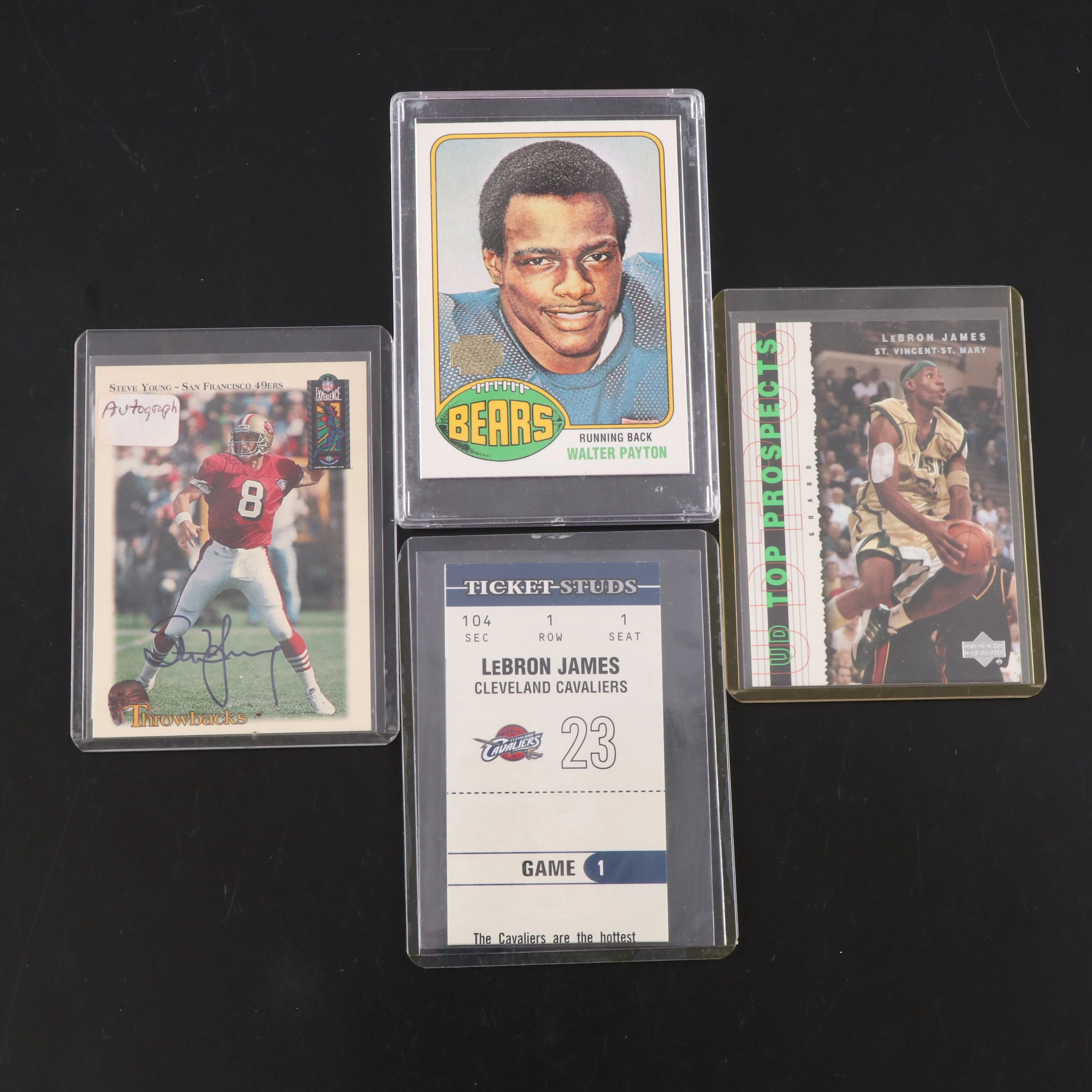 Steve Young Signed with LeBron James Rookie Year Card and More