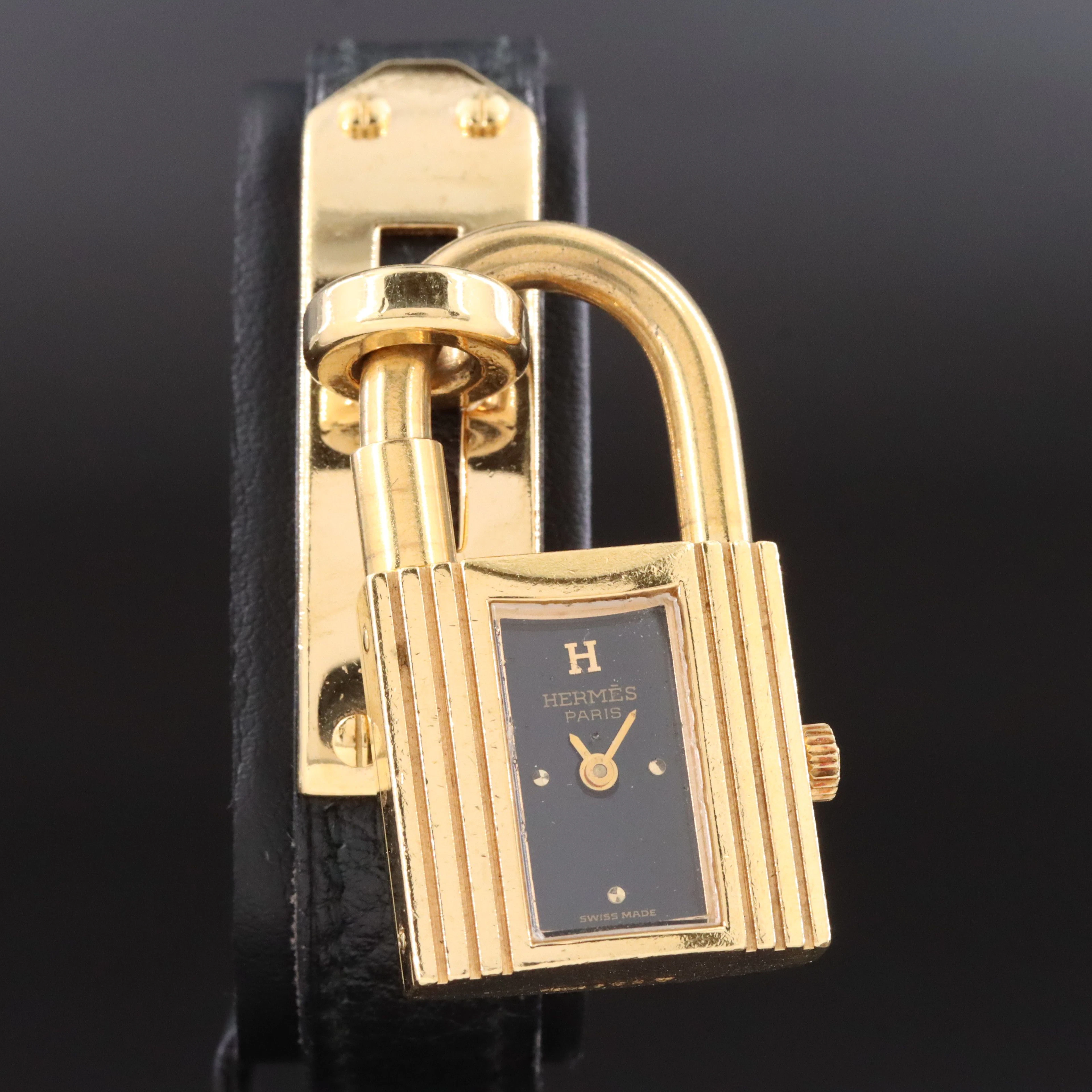 Hermès Kelly Gold Plated Swiss Quartz Watch