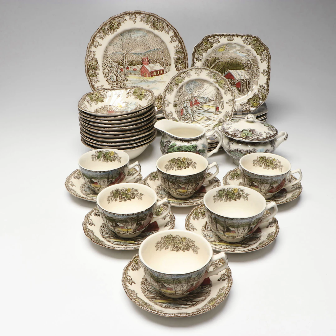 Johnson Bros. "Friendly Village" Ceramic Dinnerware, 1953-2003