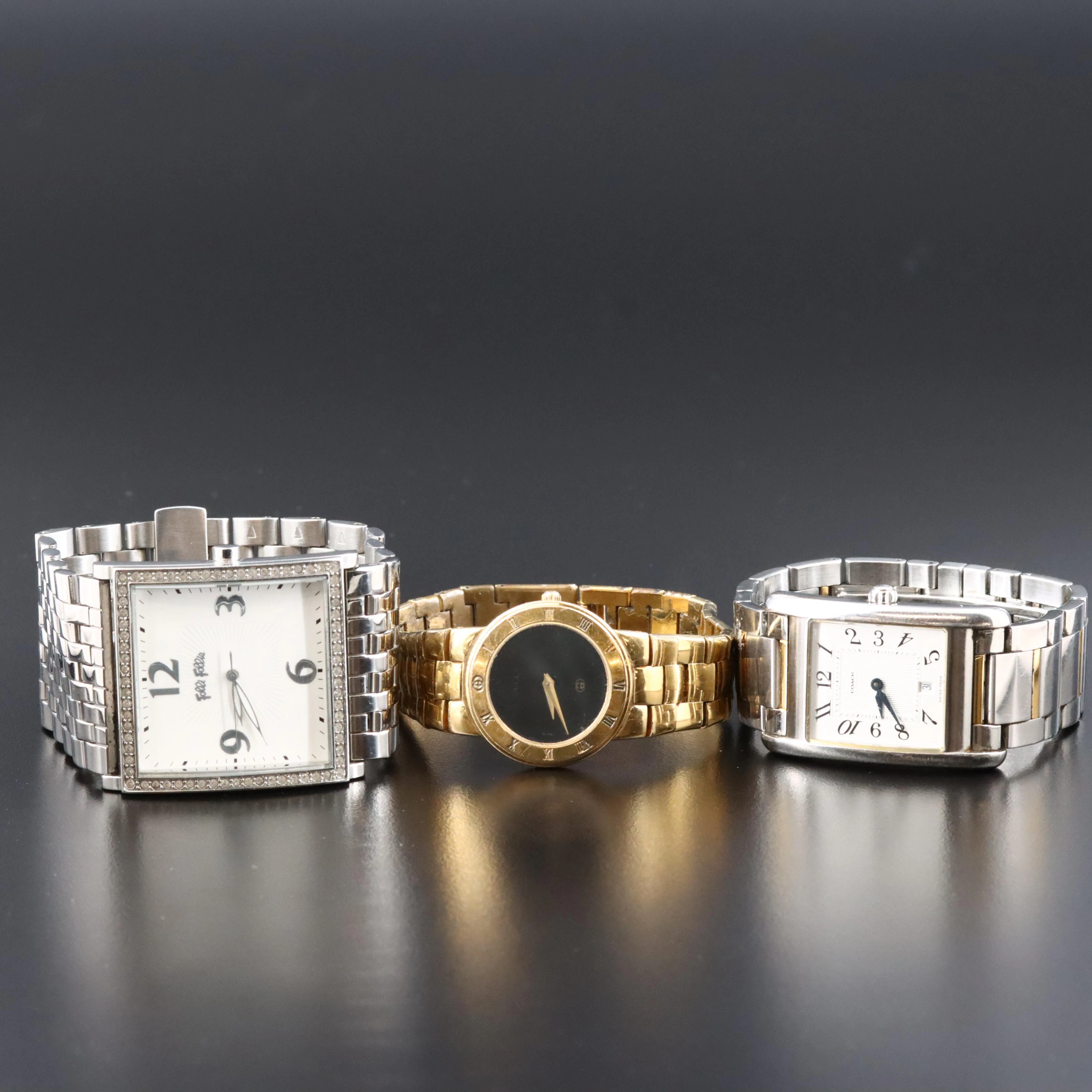 Quartz Watch Selection Featuring Gucci 3300L and Coach