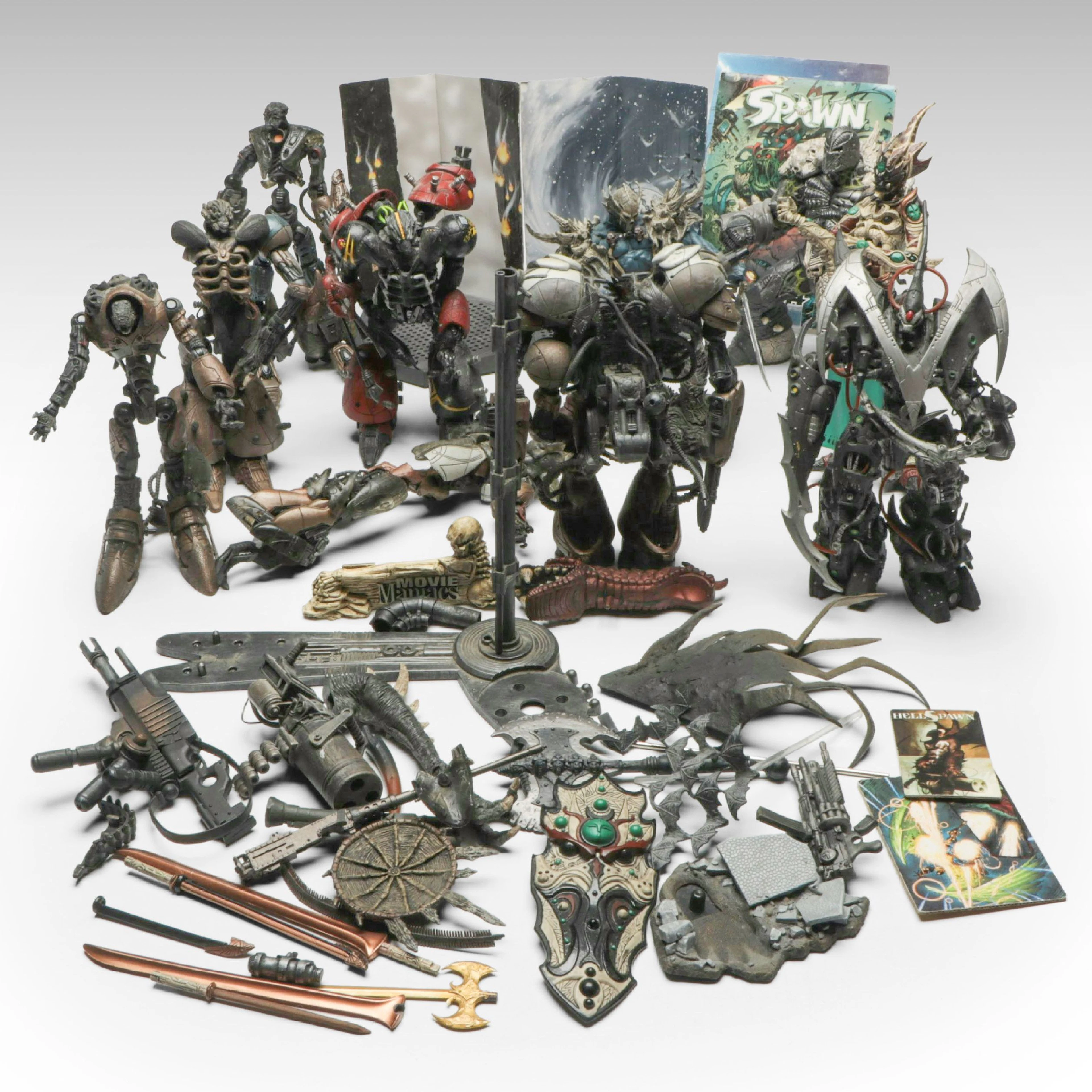 McFarlane Toys Spawn Character Action Figures Including "The Raven Knight"