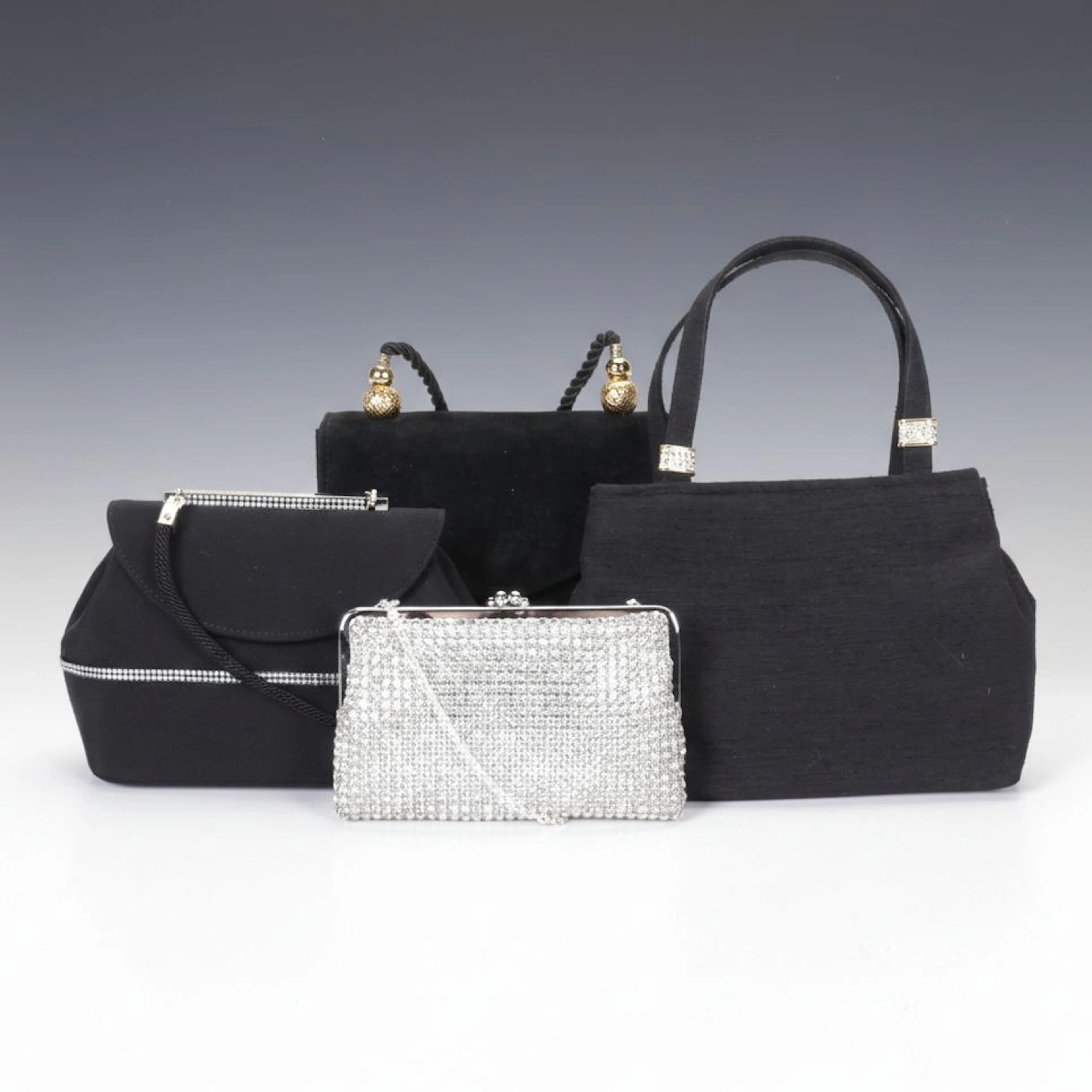 Preciosa Czech Crystal Evening Purse with Stuart Weitzman and More Bags