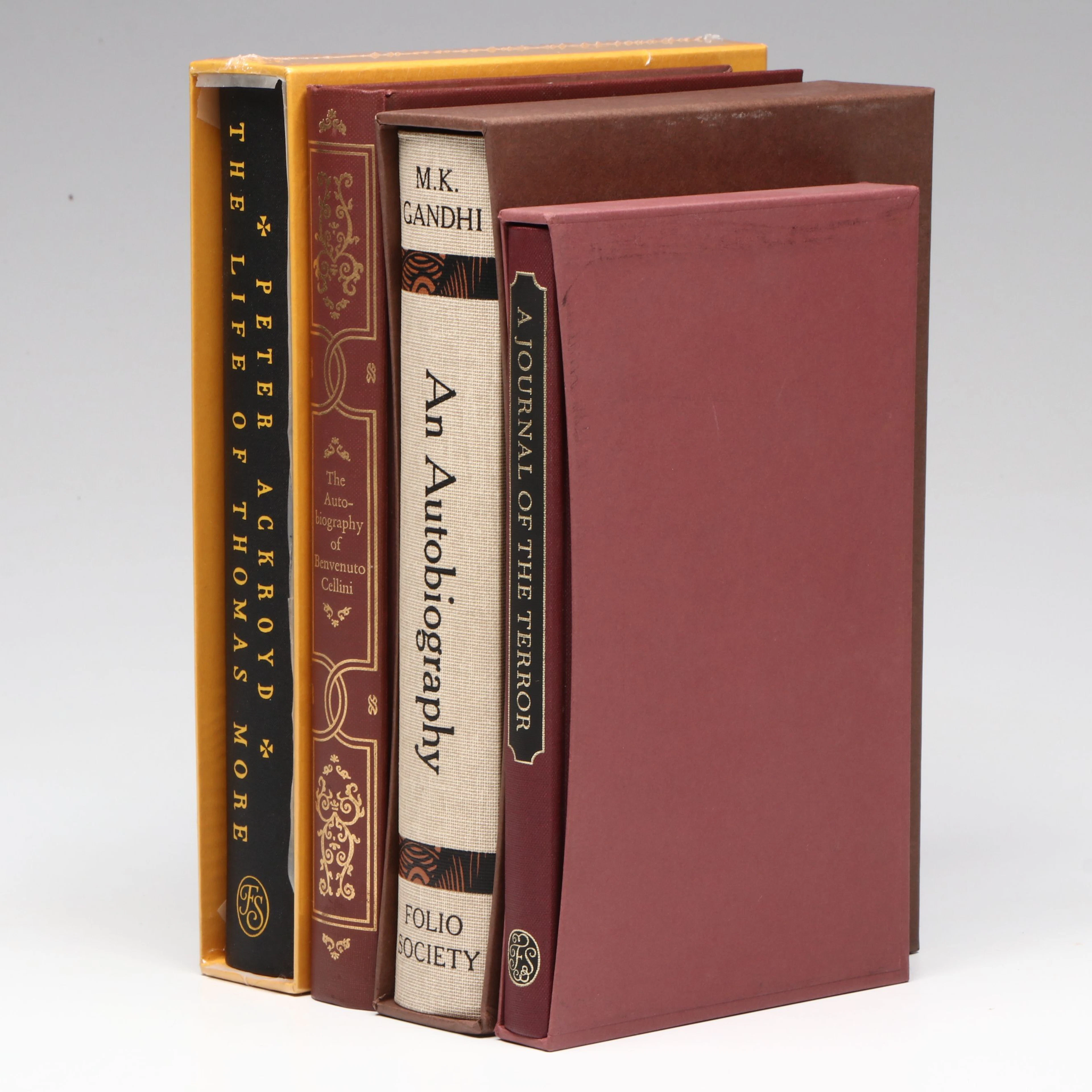 Folio Society "An Autobiography" by Mahatma Gandhi and More Books