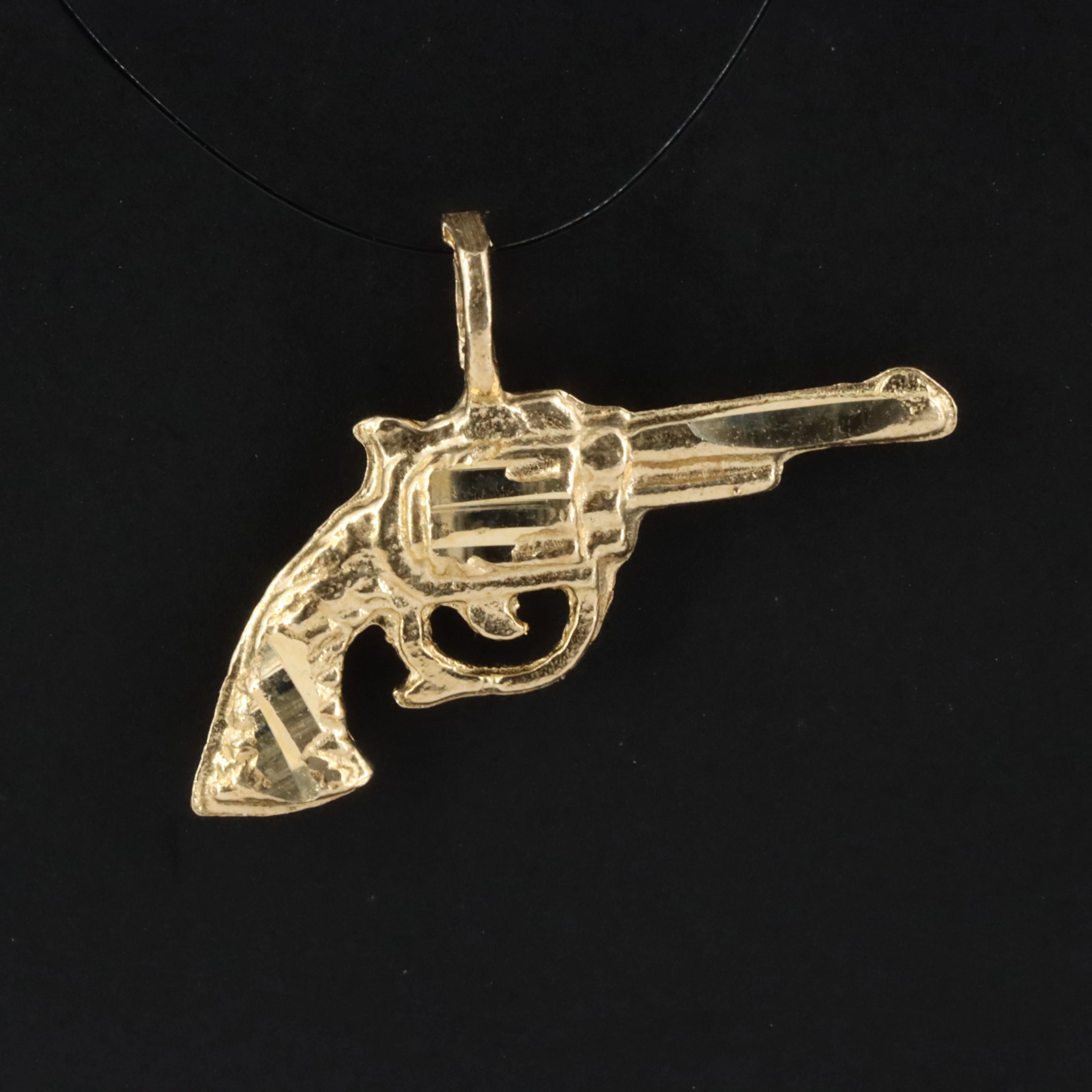 14K Revolver Pendant