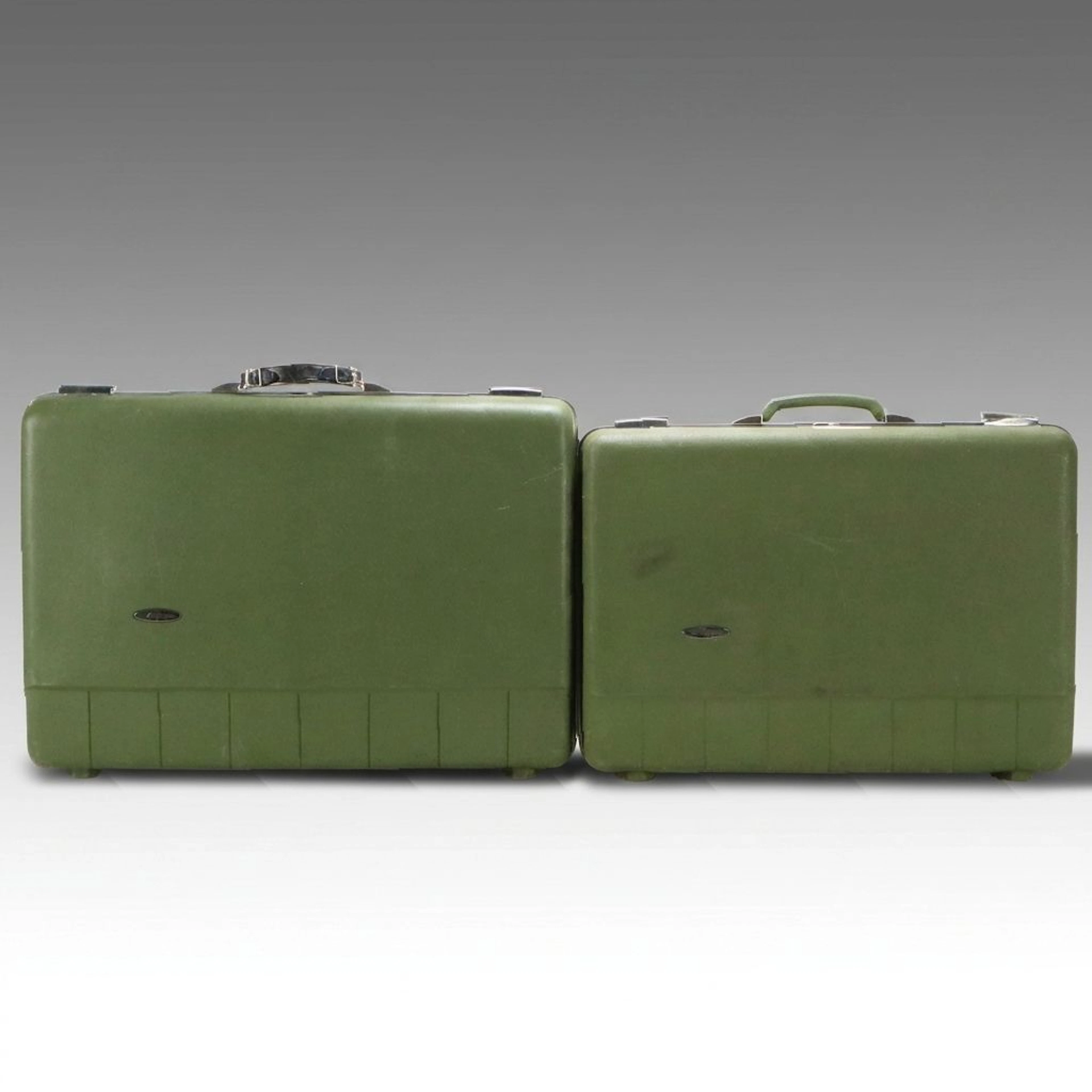 Forecast Hardshell Green Luggage, Vintage