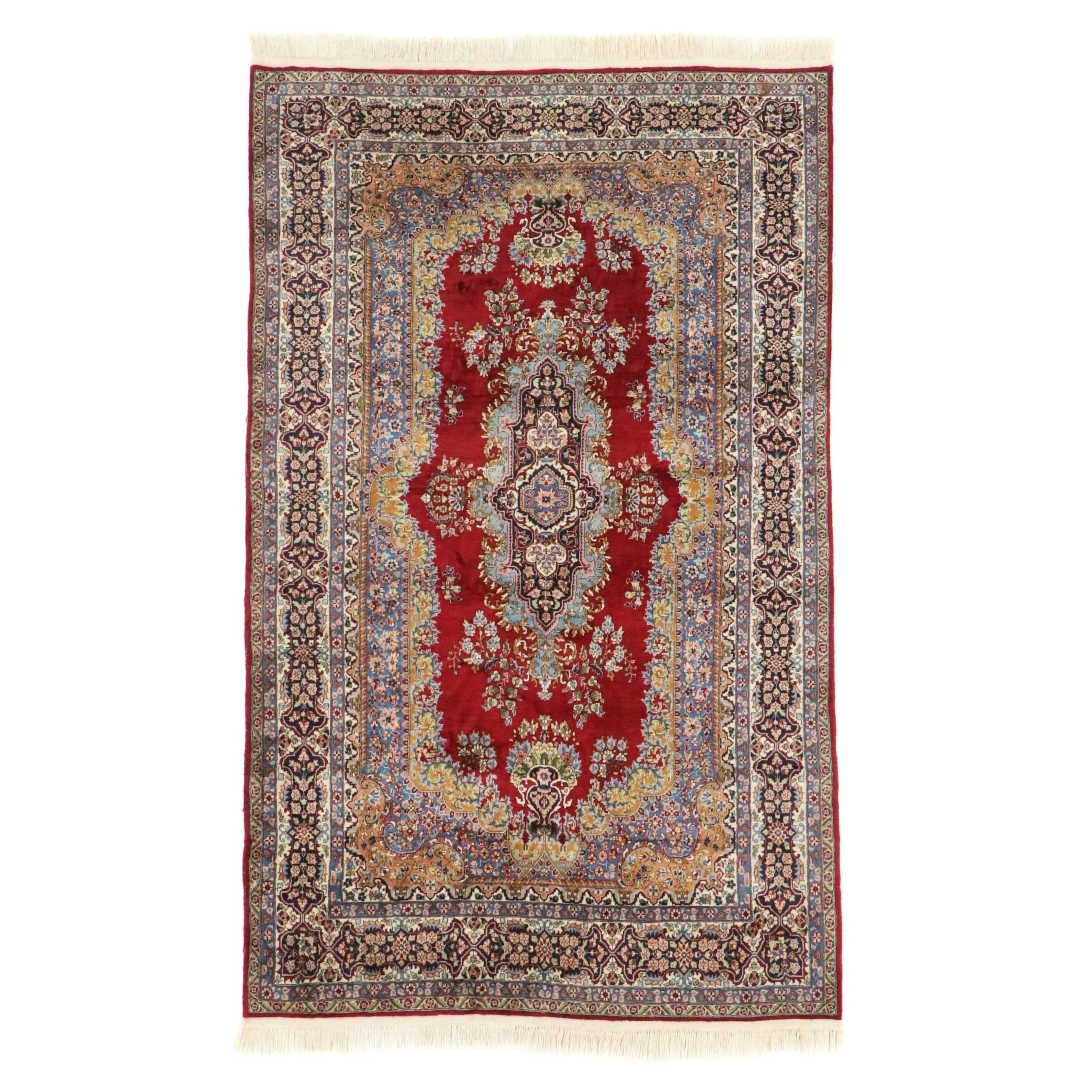 5'1 x 8'6 Hand-Knotted Persian Tabriz Area Rug