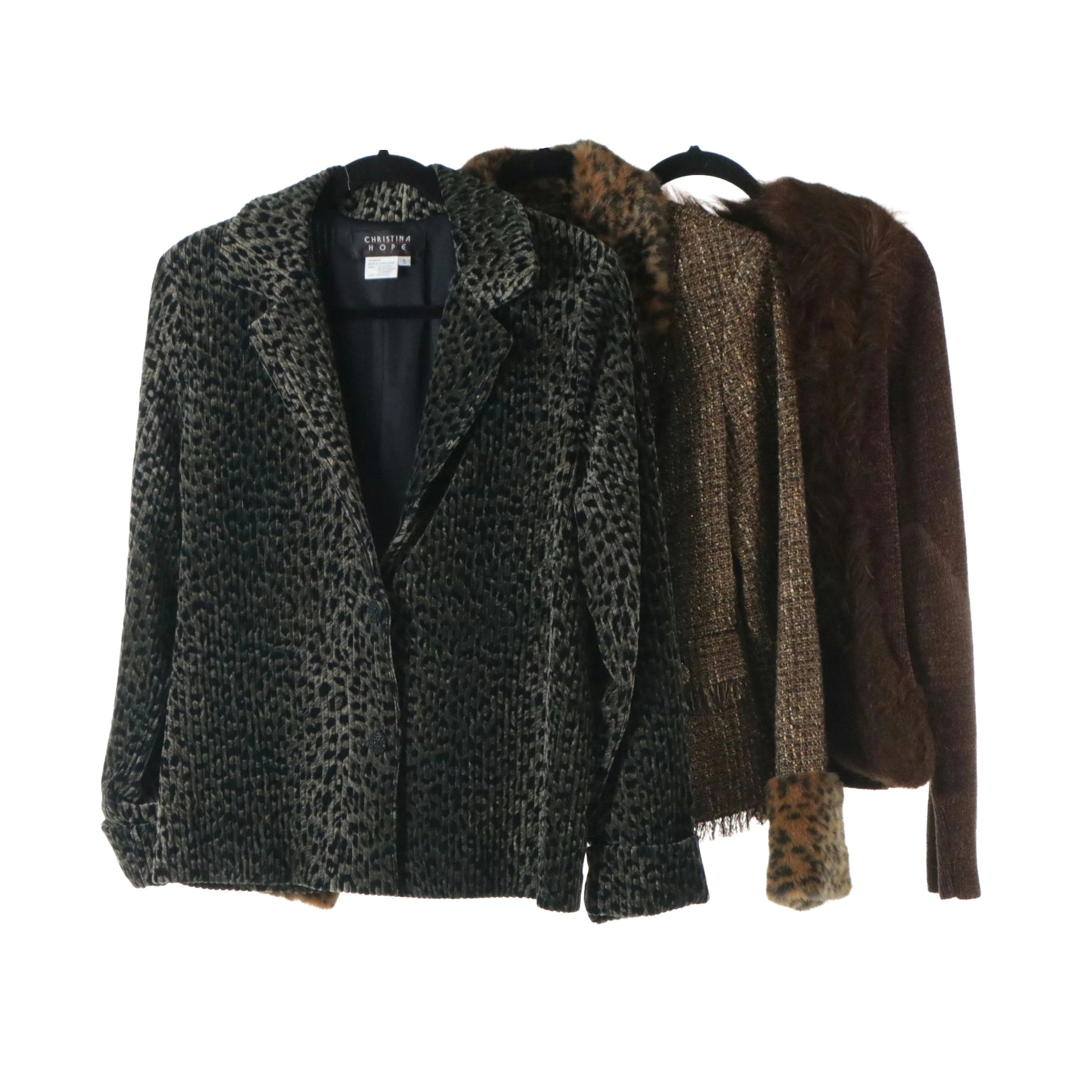 Christina Hope Blazer, Fundamental Things Wool Blend Button Front Jacket & More