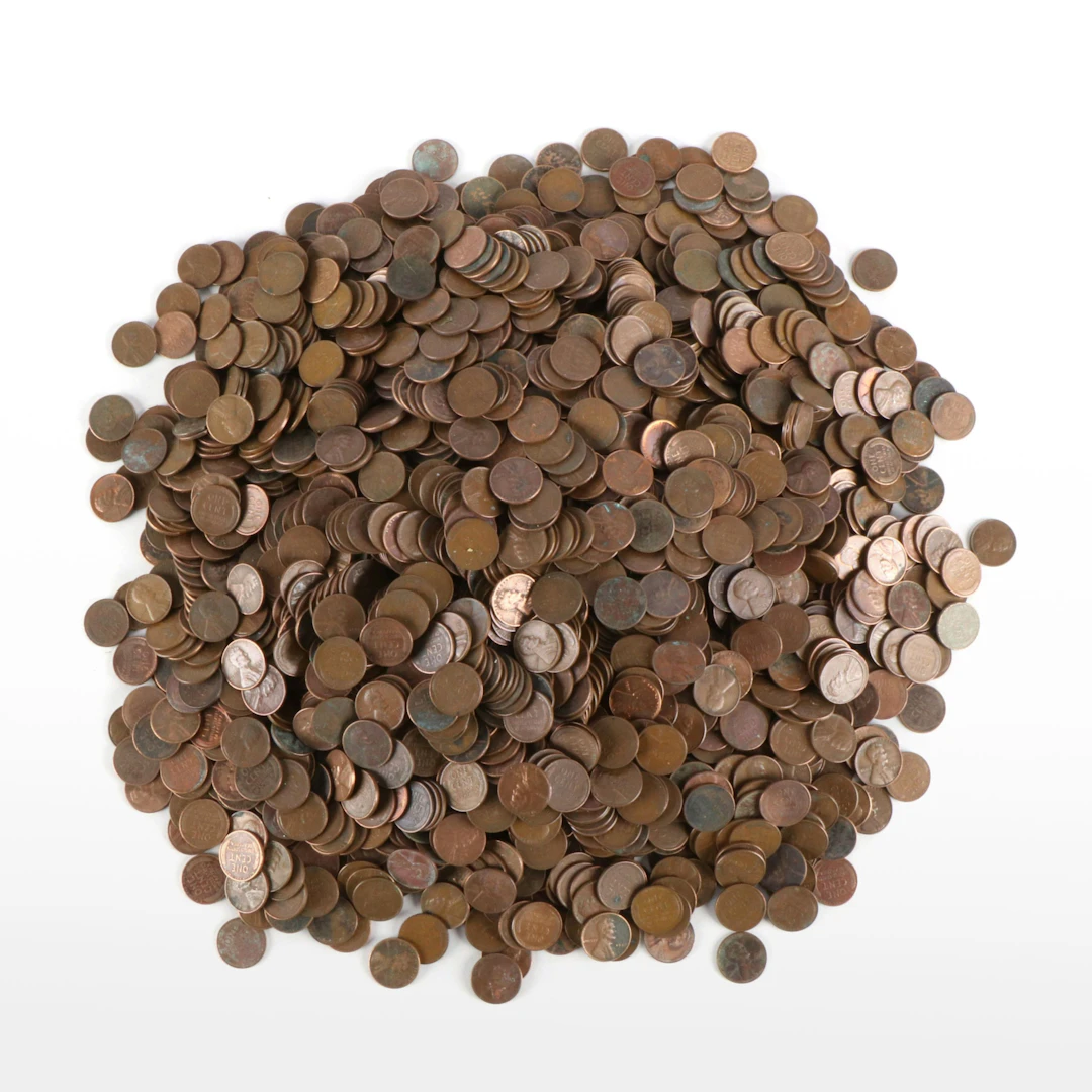 One Thousand Nine Hundred Lincoln Wheat Cents, 1909-1958