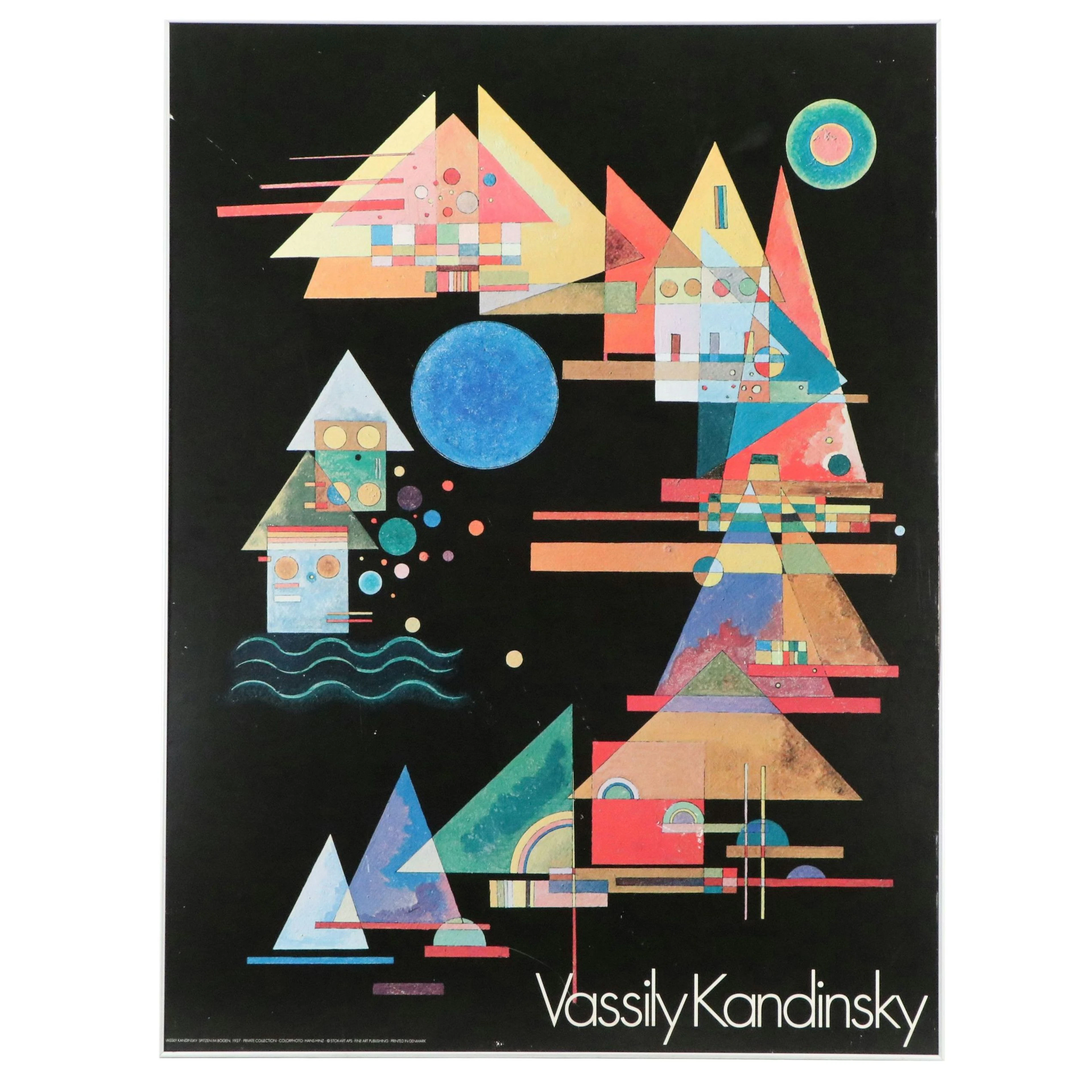 Offset Lithograph After Vassily Kandinsky "Spitzen im Bogen," 20th Century