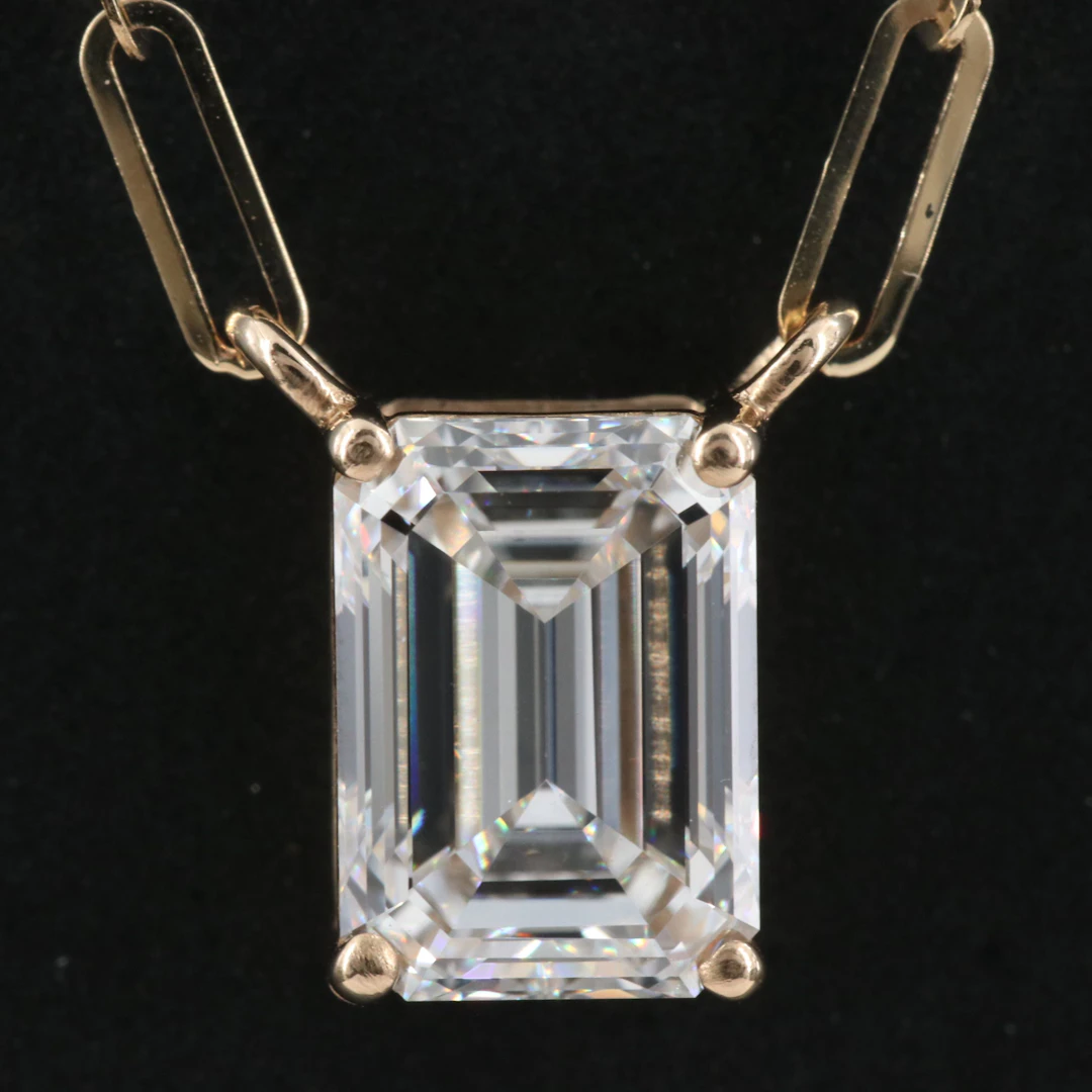 14K 1.87 CT Lab Grown Diamond Necklace with IGI Report