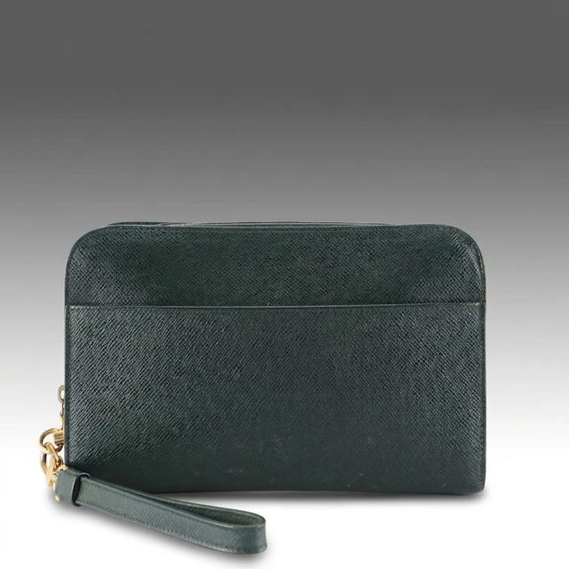 Louis Vuitton Pochette Baïkal Wristlet Clutch in Epicea Taïga Leather