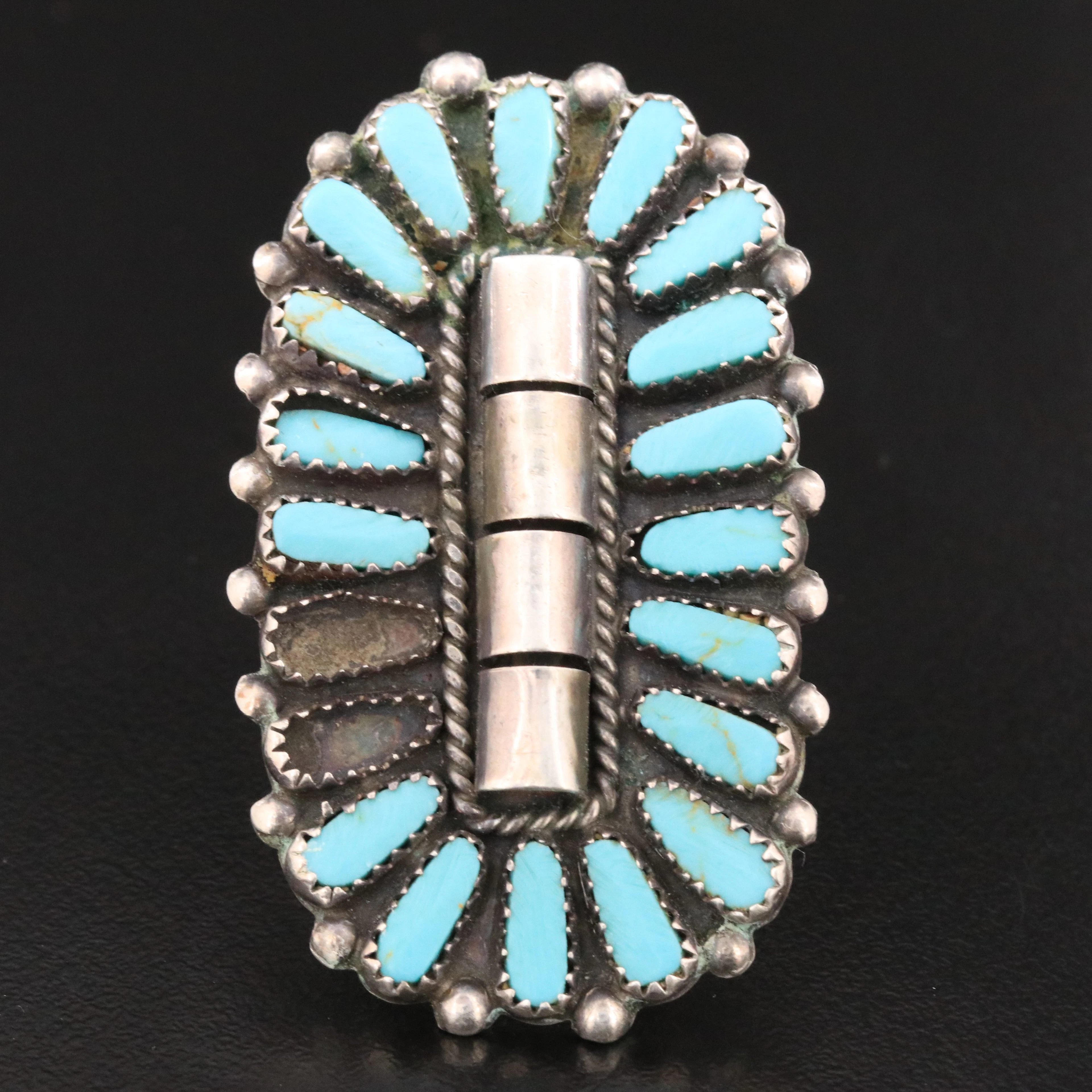Southwestern Sterling Turquoise Ring