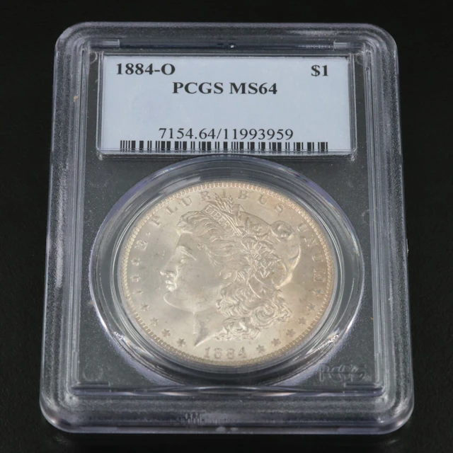 PCGS Graded MS64 1884-O Silver Morgan Dollar