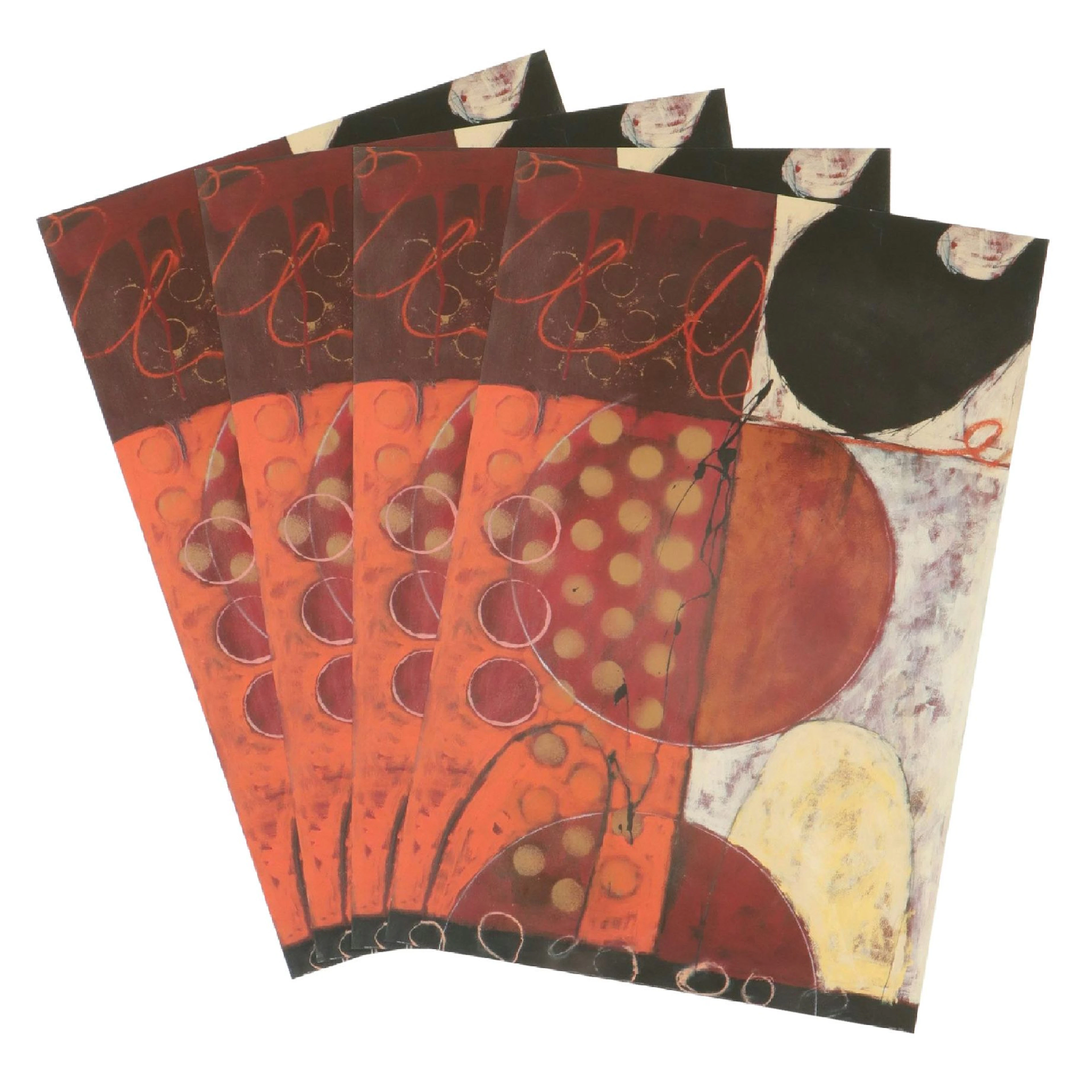 Four Todd Camp Abstract Offset Lithographs, 2008
