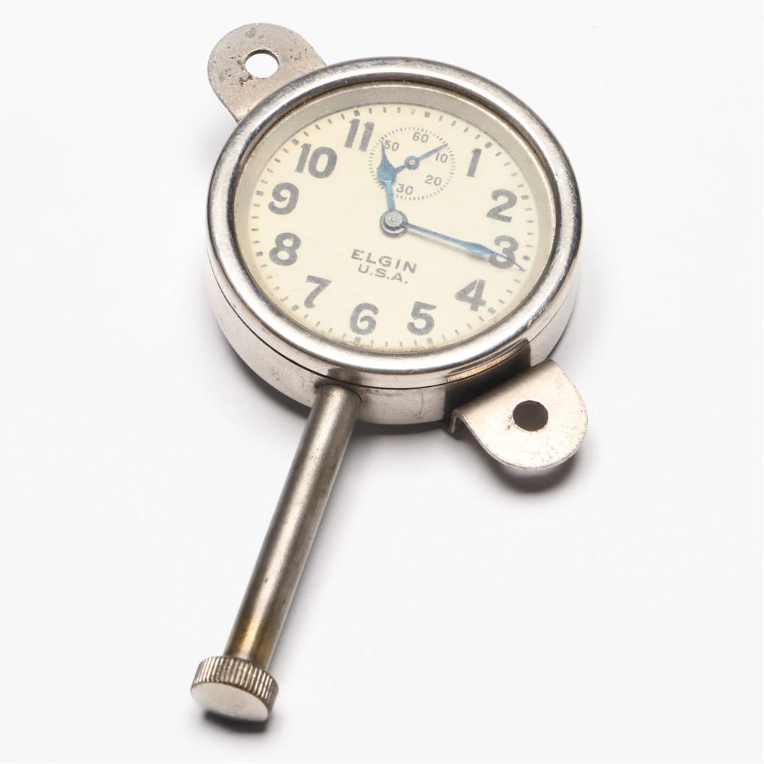 Elgin Automotive 8-Day Dashboard Clock, Early 20th Century