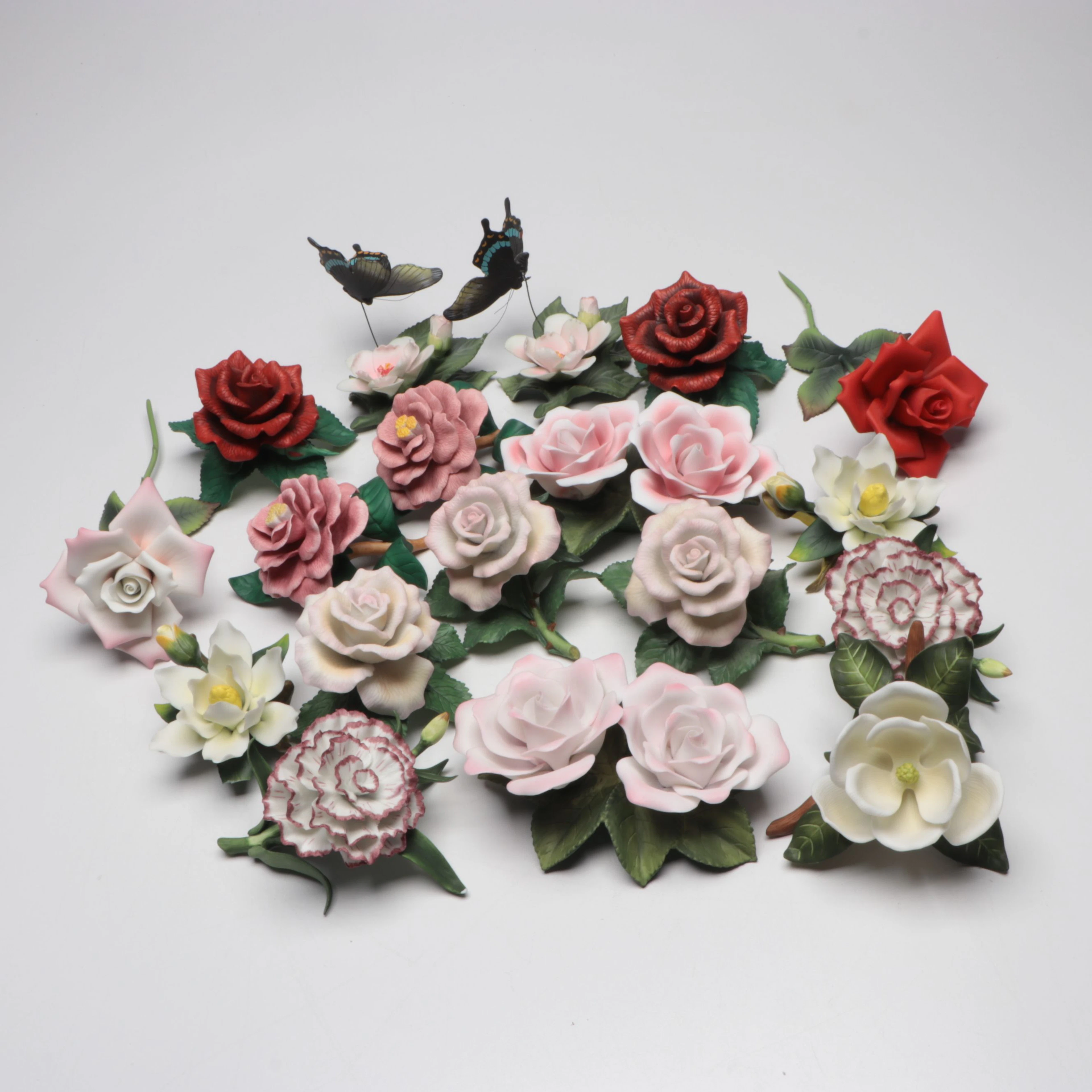 Lenox, Andrea by Sadek, Russ and Other Floral Porcelain Figurines
