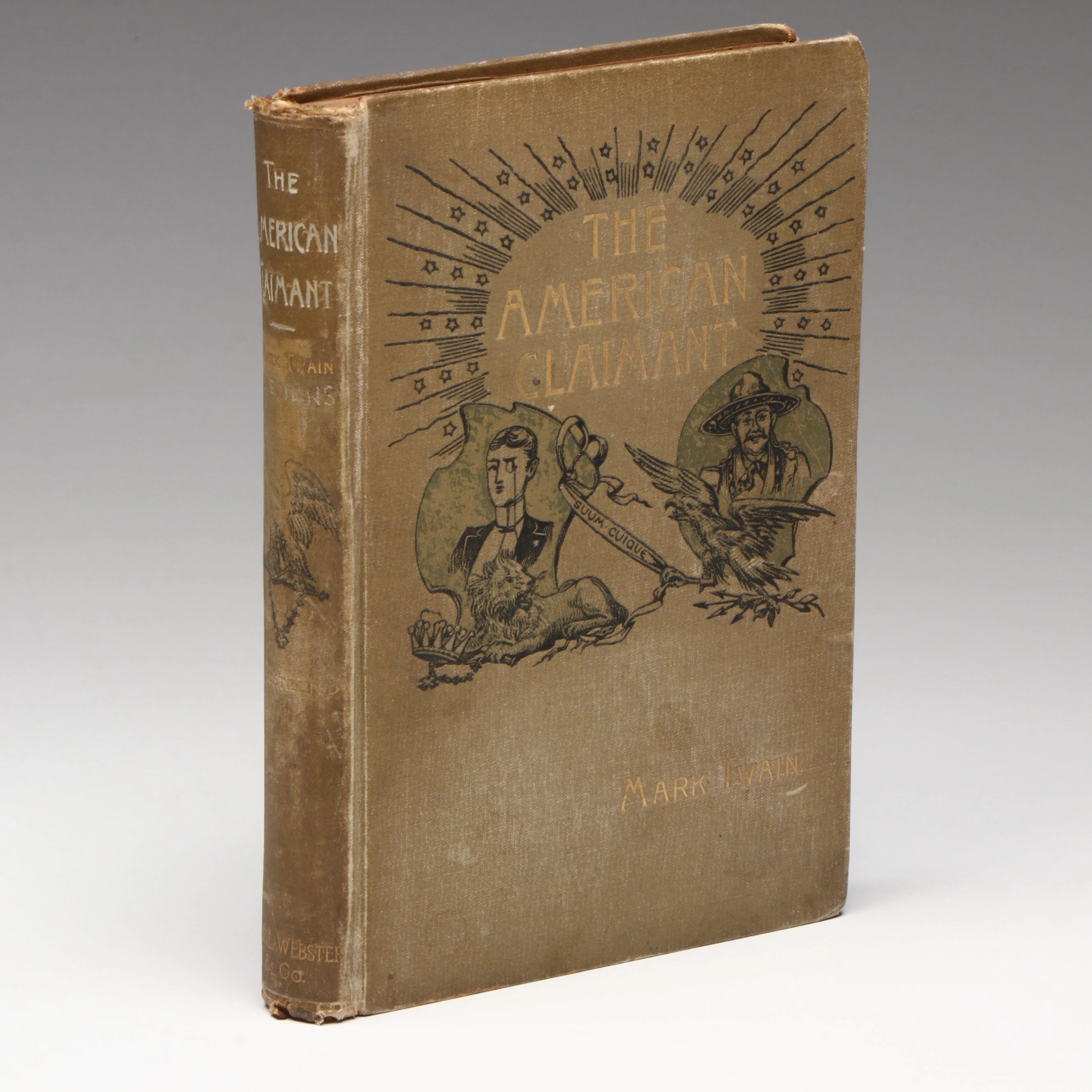 First Edition "The American Claimant" by Mark Twain, 1892