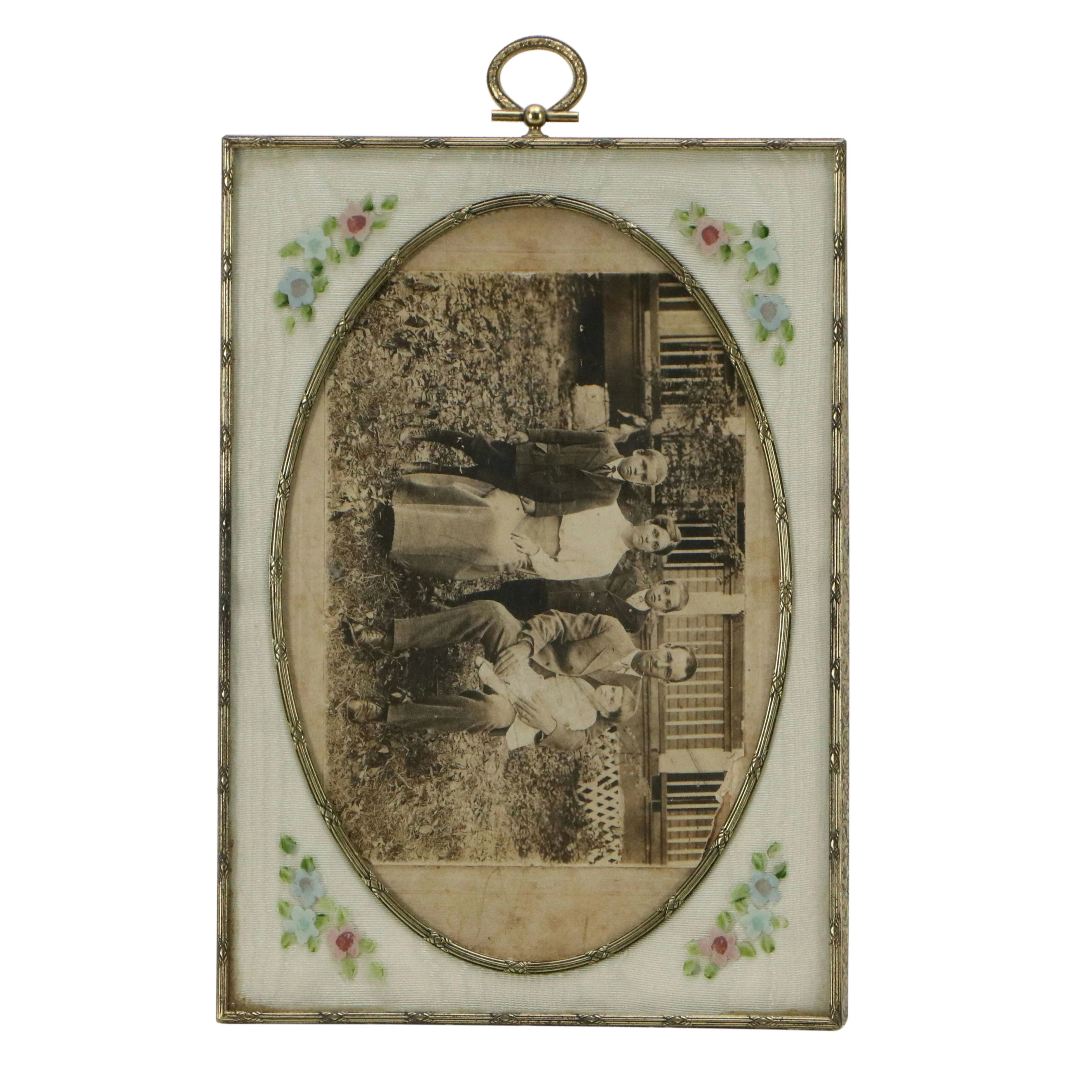 Silver Gelatin Family Portrait Photograph, Circa 1900