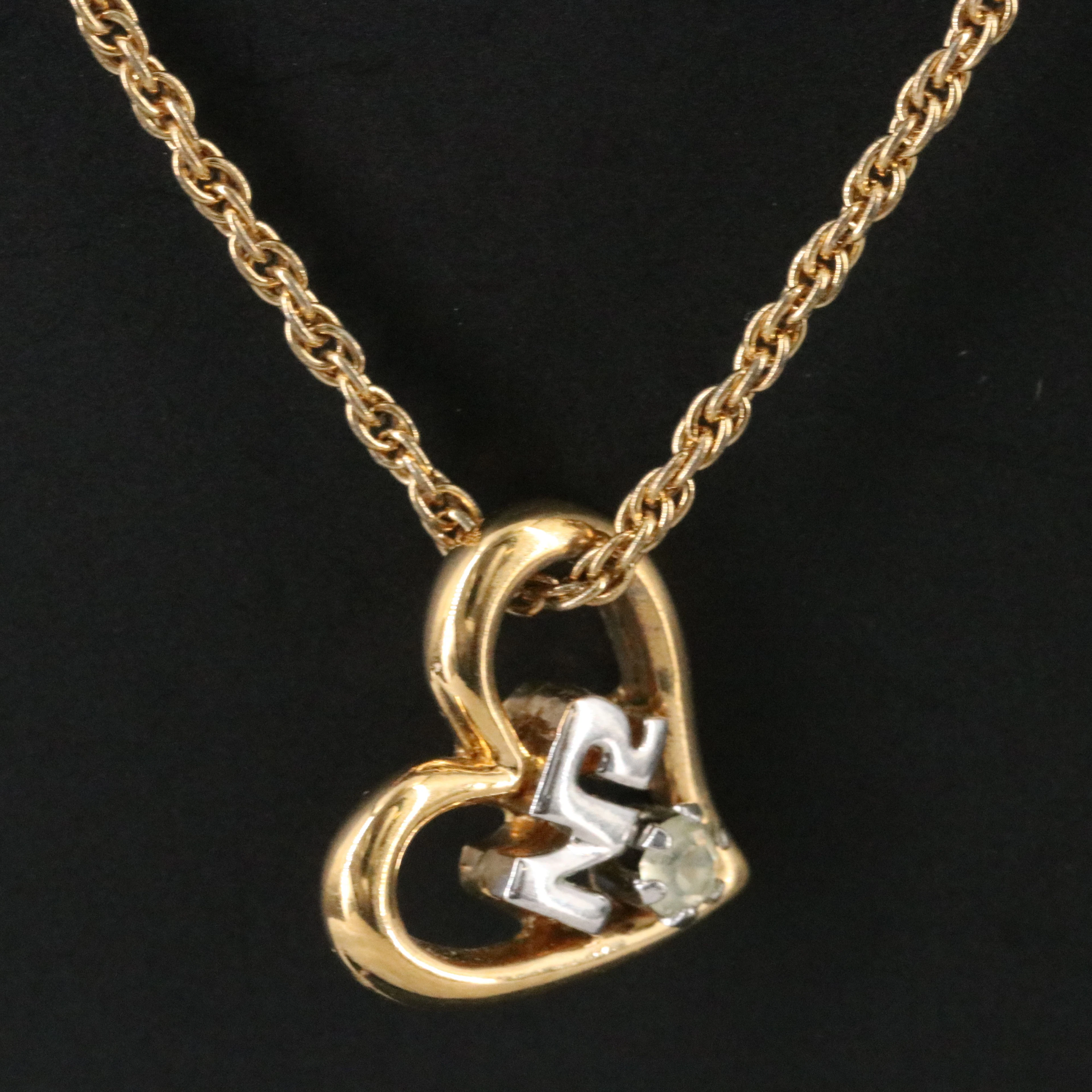 Nina Ricci Heart Pendant Necklace